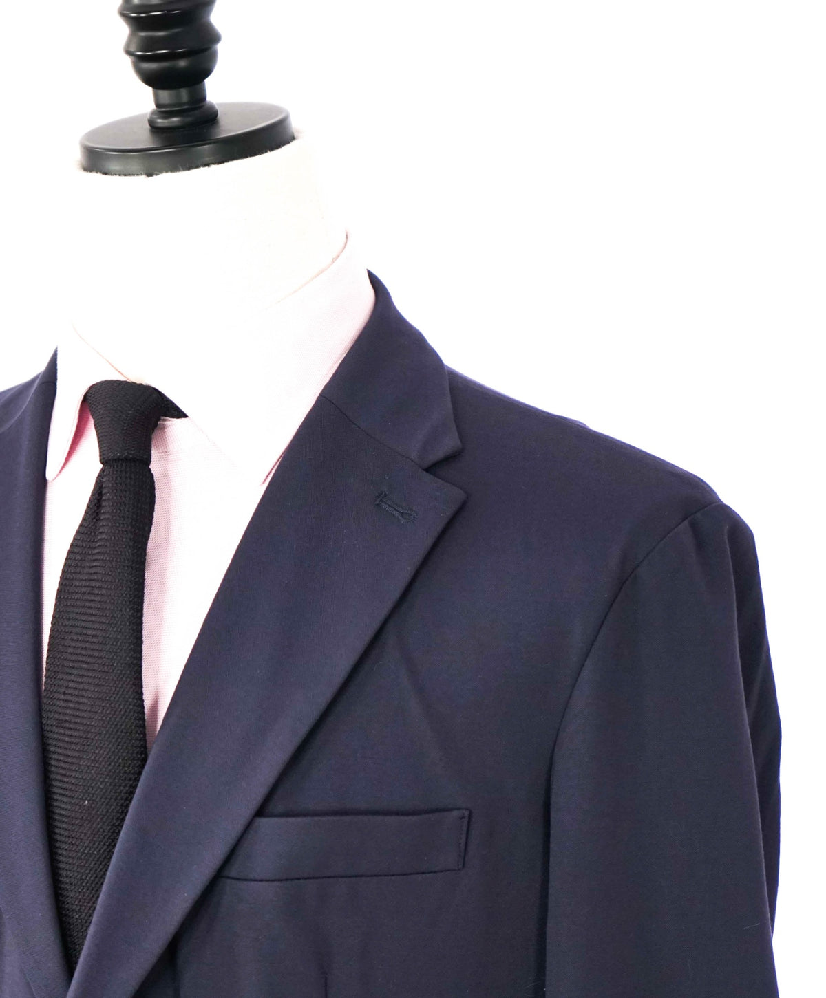$545 EMPORIO ARMANI - Navy Blue Travel Blazer - 40