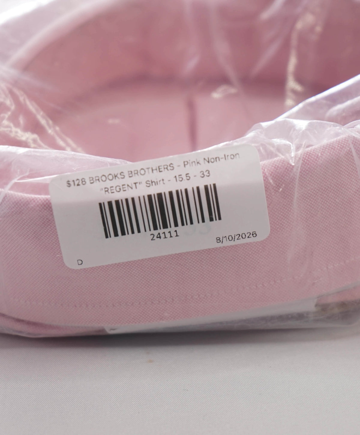 $128 BROOKS BROTHERS - Pink Non-Iron "REGENT" Shirt - 15.5 - 33