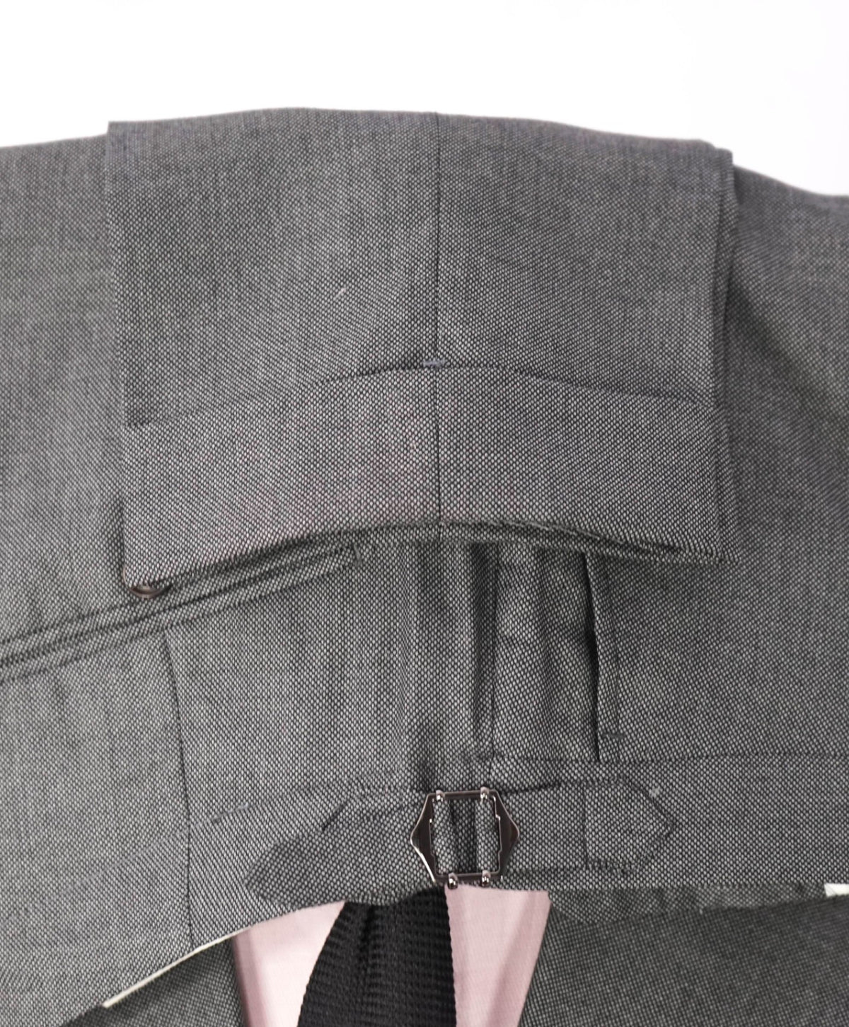 $1,199 SUITSUPPLY - Gray Wool/Silk Double Breasted Suit - 32
