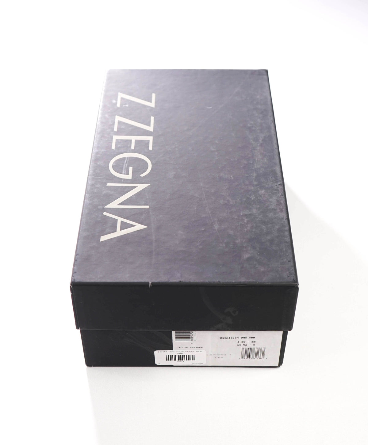 Z ZEGNA - Green Leather Techmerino Sneakers - US 10 (9UK)