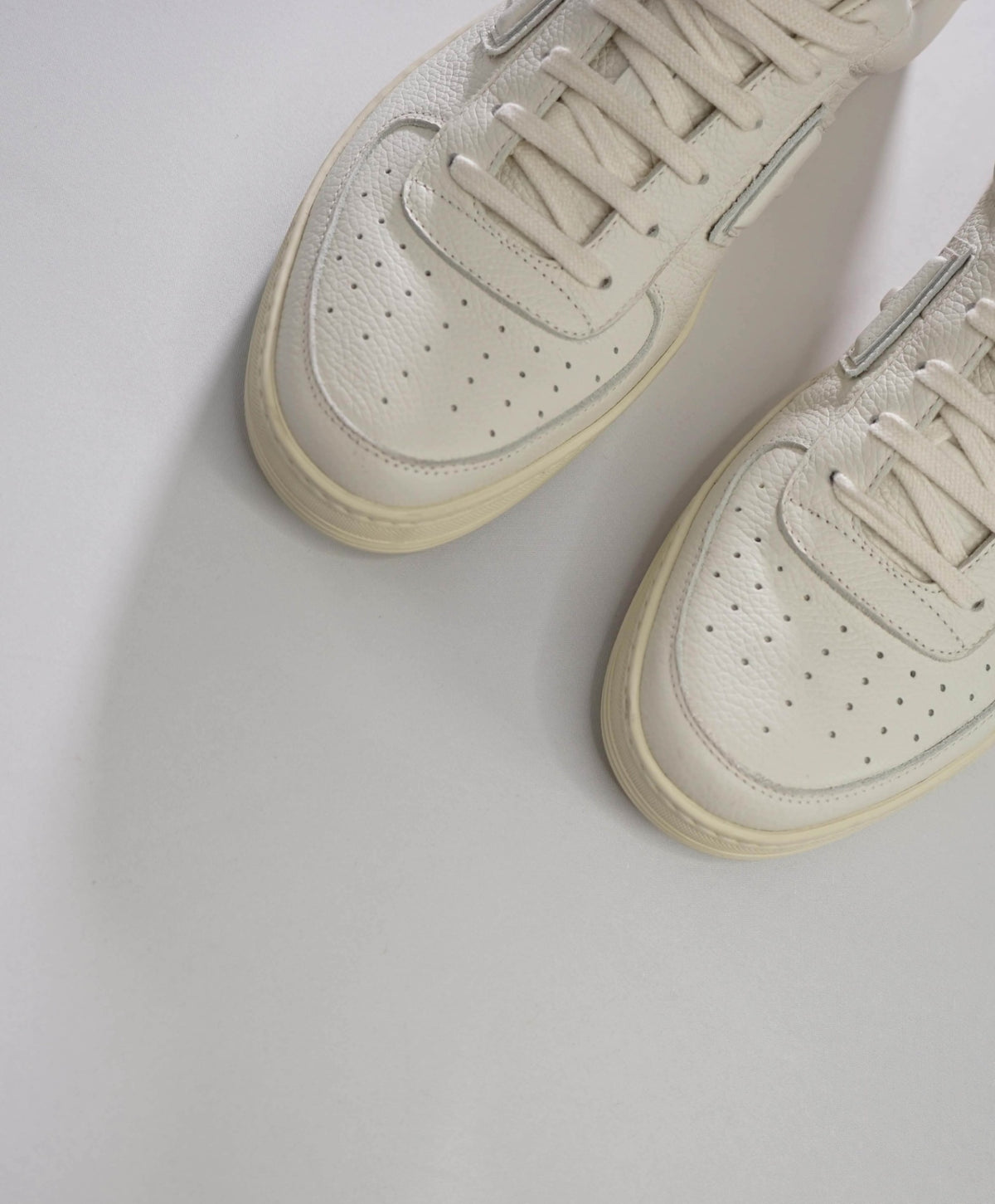 $1,100 TOM FORD - White Leather Sneakers - US 11 (44 EU)