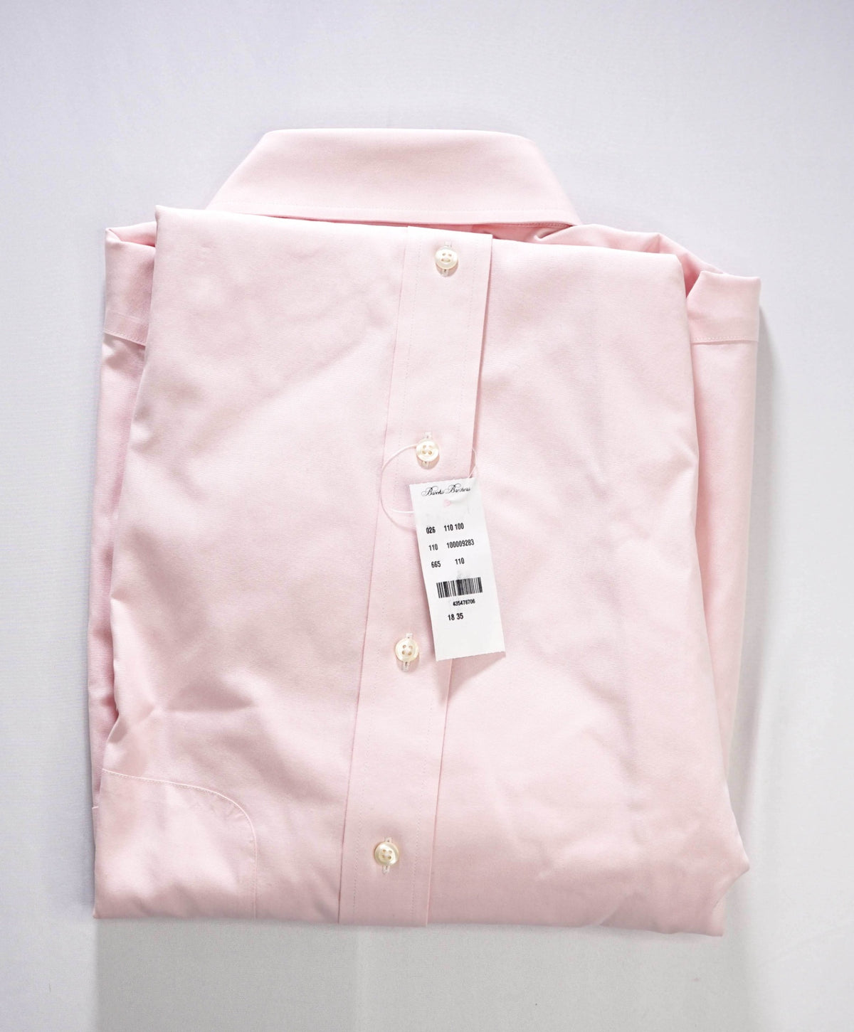 $128 BROOKS BROTHERS - Pink Non-Iron "REGENT" Shirt - 18 - 35