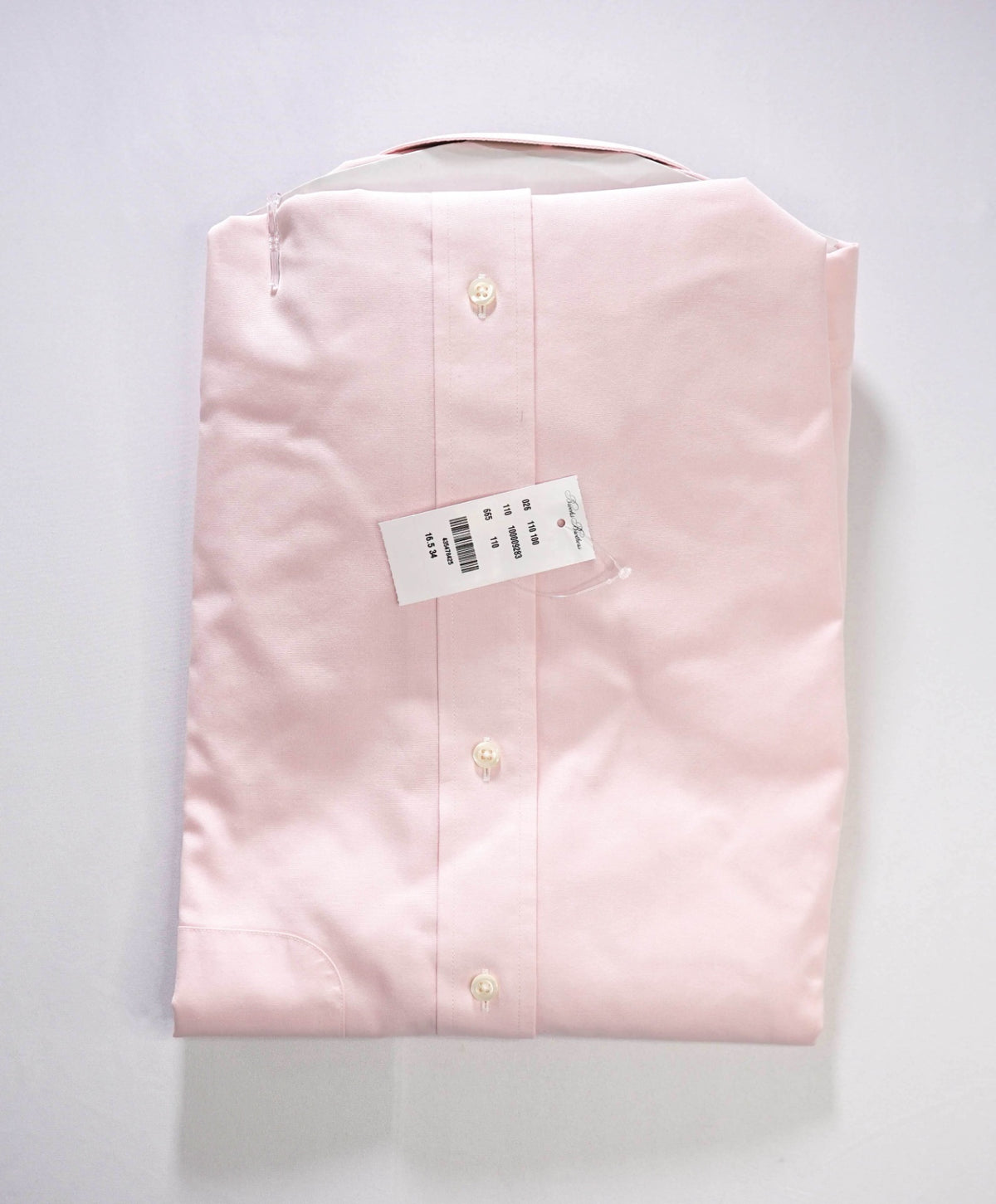 $128 BROOKS BROTHERS - Pink Non-Iron "REGENT" Shirt - 16.5 - 34