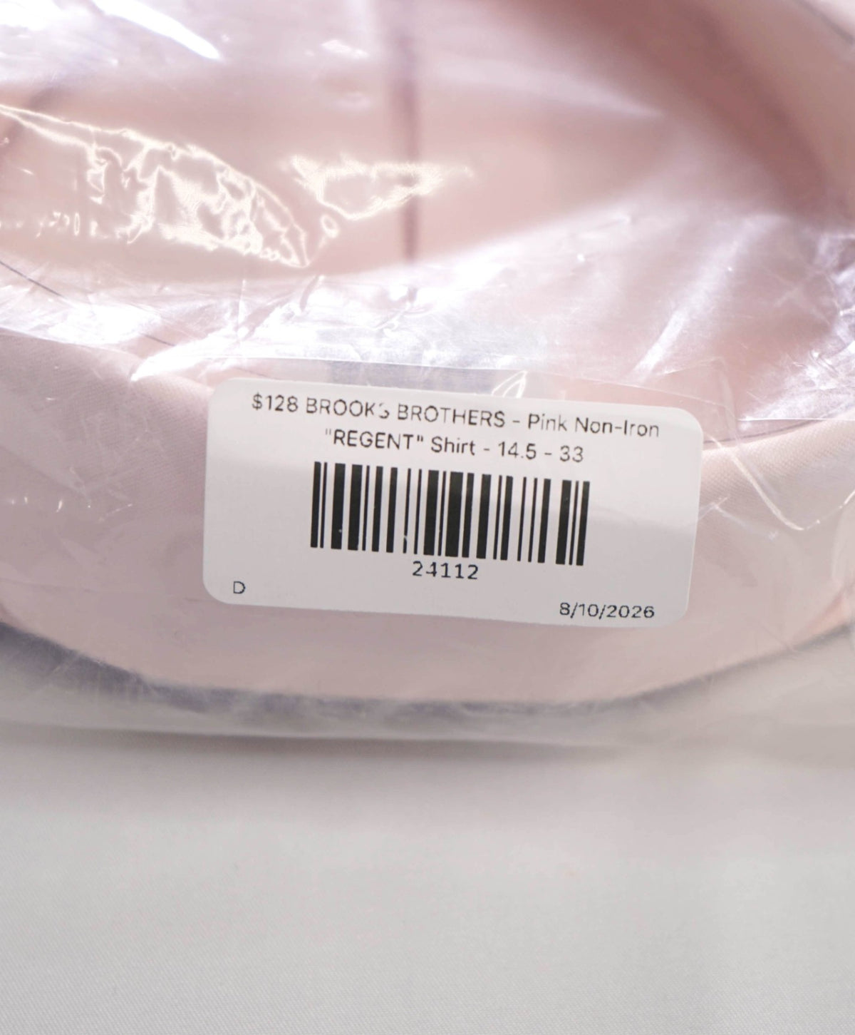 $128 BROOKS BROTHERS - Pink Non-Iron "REGENT" Shirt - 14.5 - 33