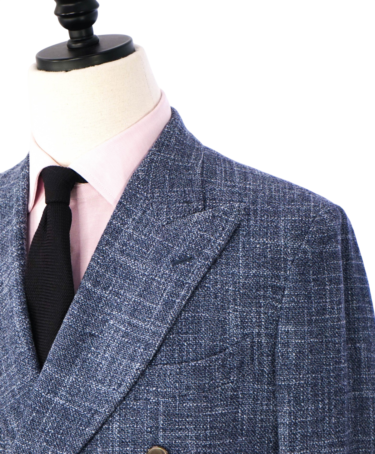 ISAIA - "ARMIE HAMMER" Custom Blue Wool/Silk Blazer - 42R
