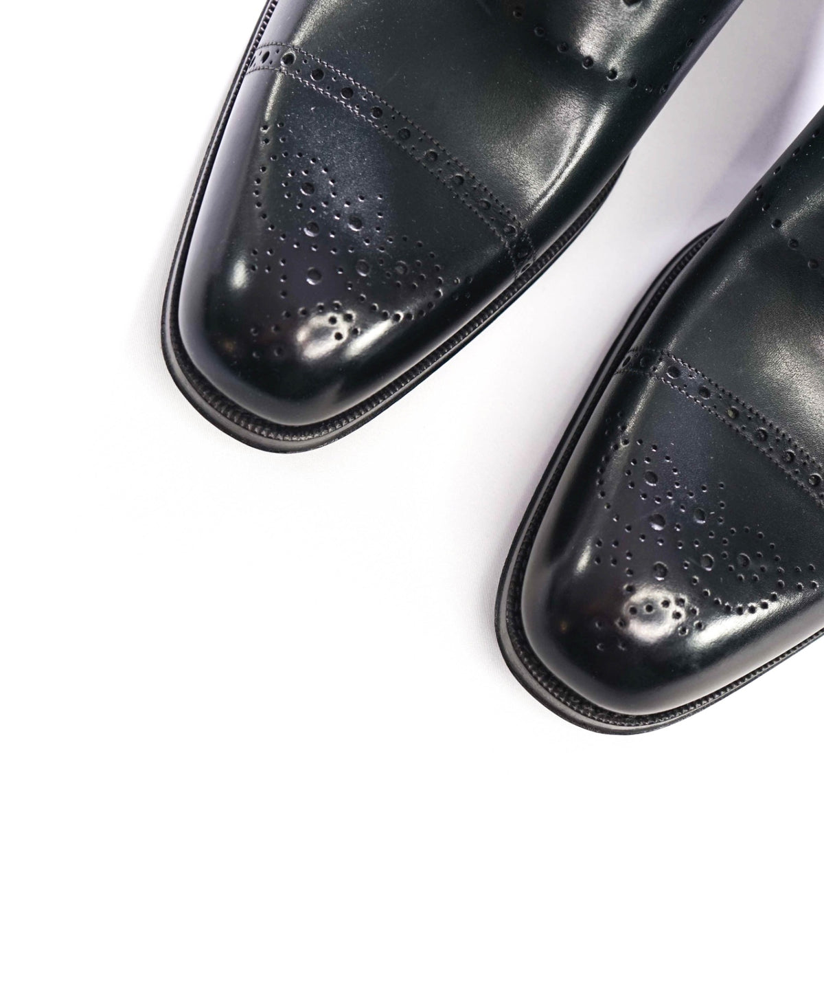 $1,890 TOM FORD - Green Leather Oxfords - US 11 (10.5 TF)