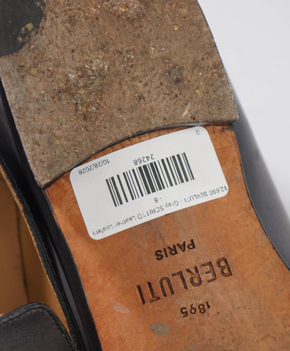 $2,690 BERLUTI - Marble Patina SCRITTO Leather Loafers - 9US (8UK)