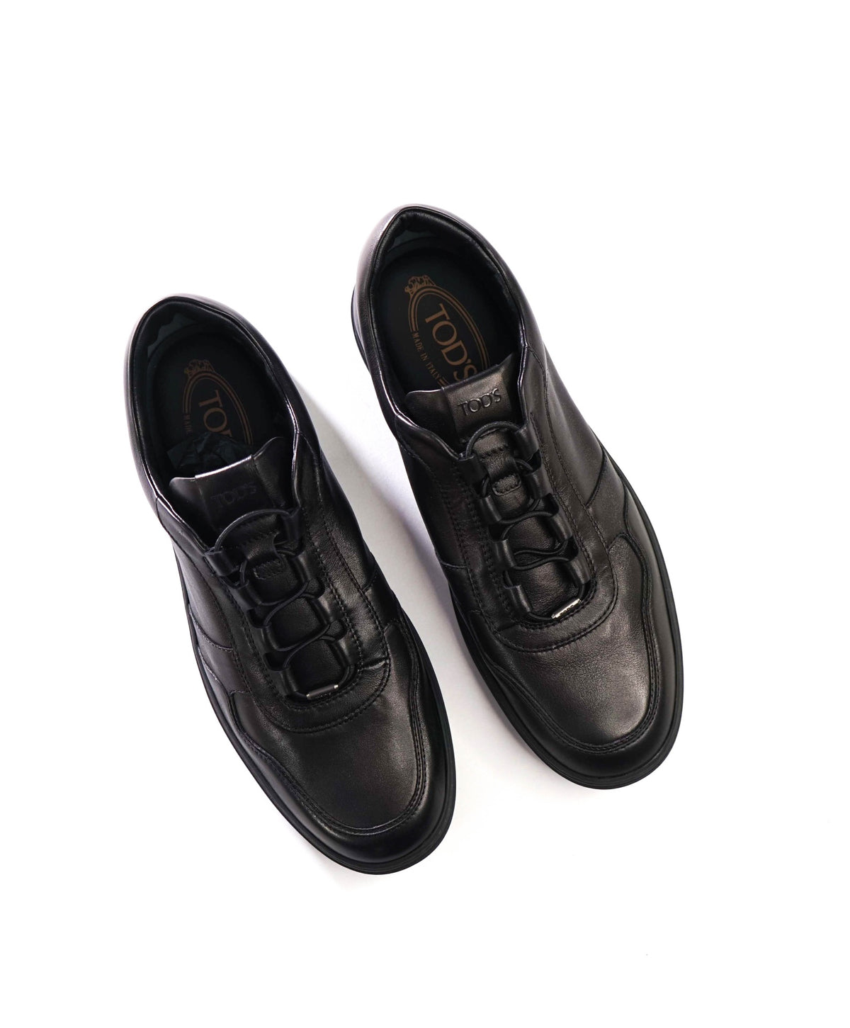 TOD's - Black Leather Sneakers - US 8 (7UK)