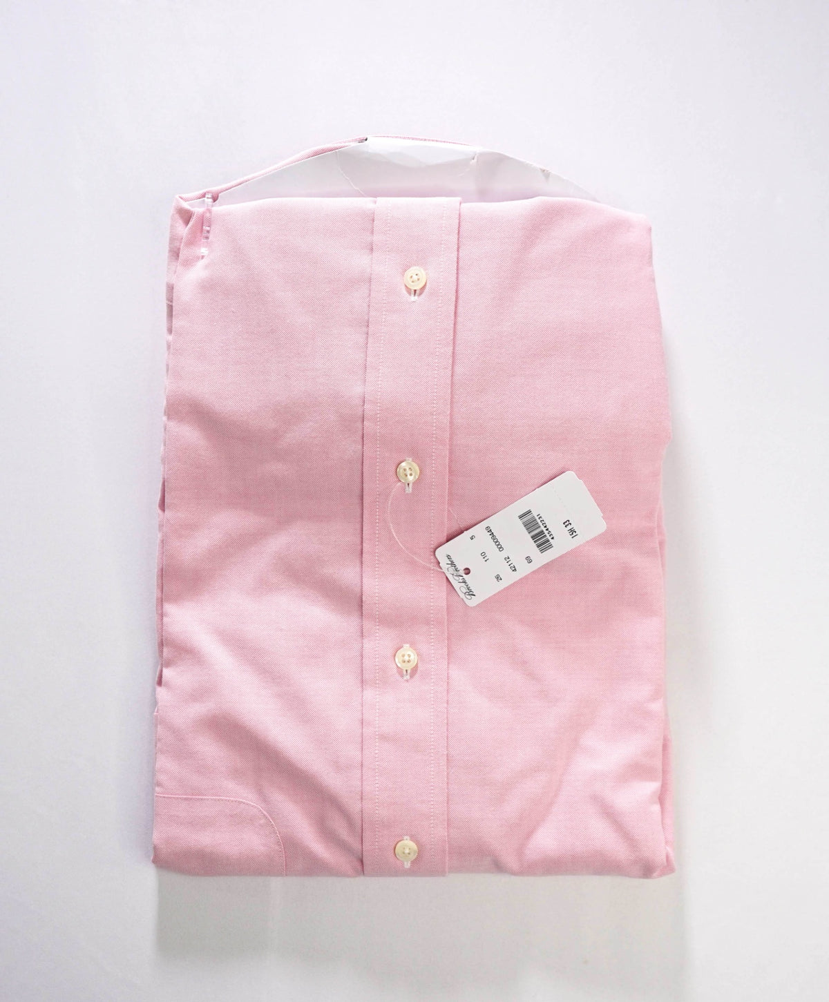 $128 BROOKS BROTHERS - Pink Non-Iron "REGENT" Shirt - 15.5 - 33