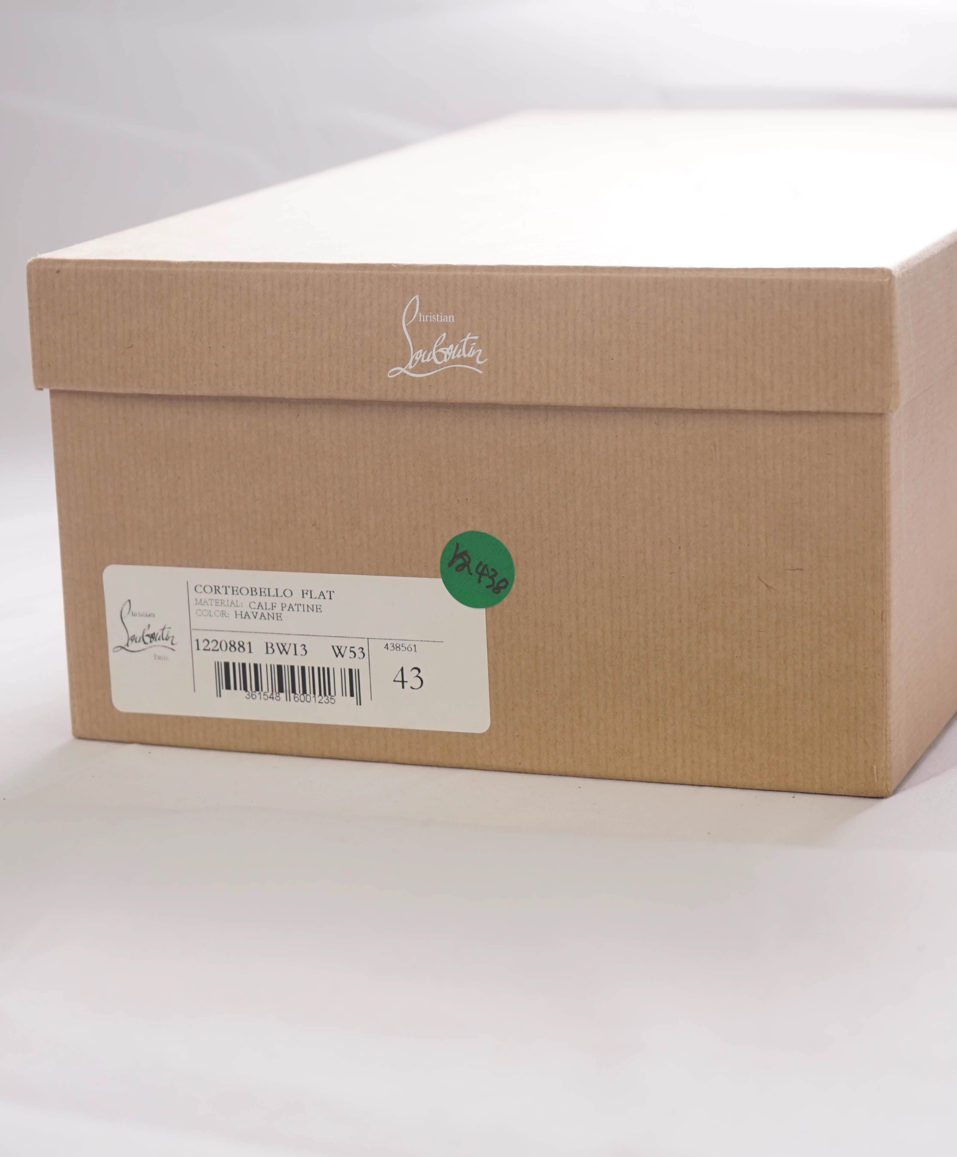 $1,200 CHRISTIAN LOUBOUTIN - *CORTEOBELLO* Brown Brogue Oxfords - 9 US (42 EU)