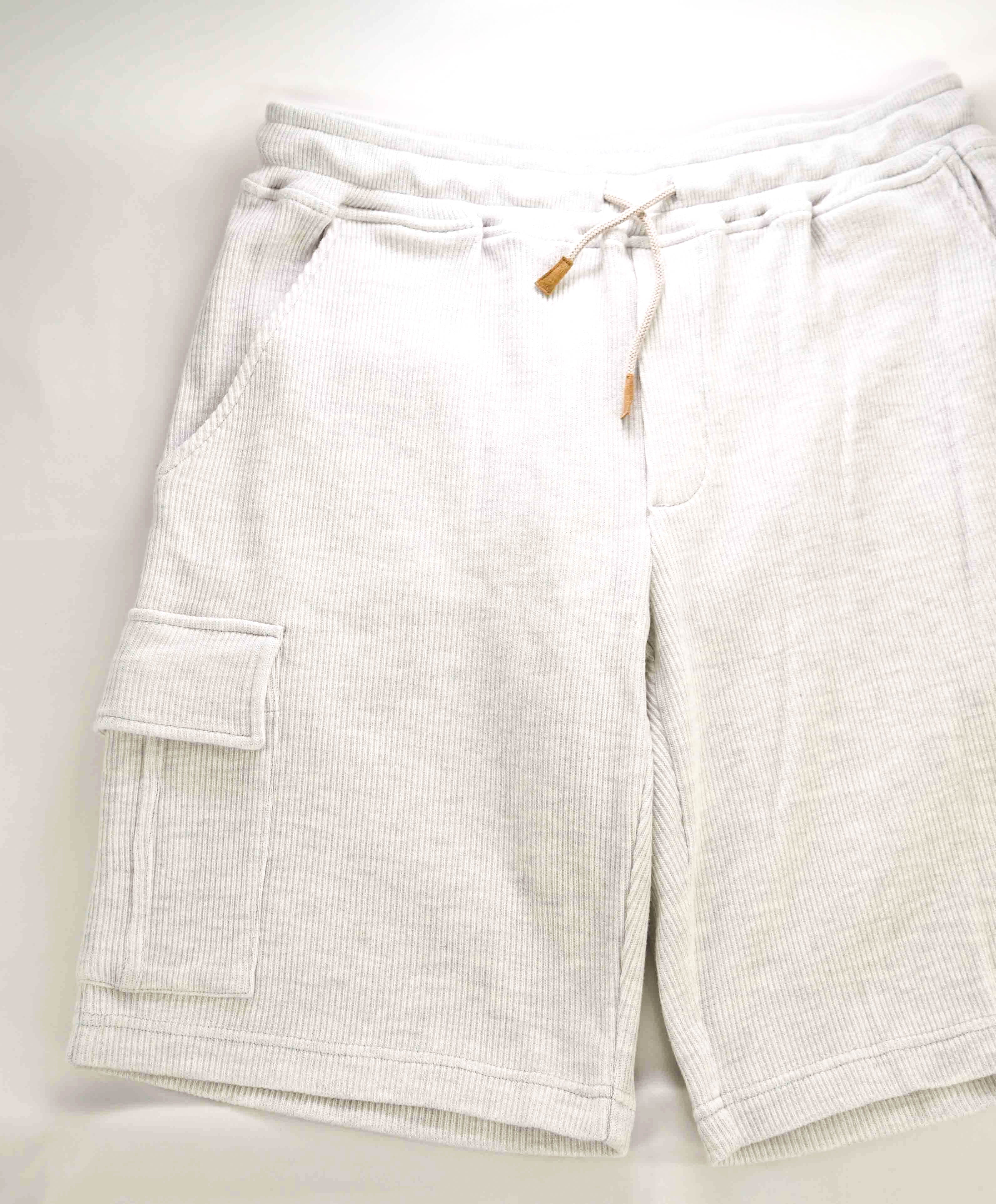 $695 ELEVENTY - Sweatshirt Style GRAY Bermuda Cargo Shorts Pants - M