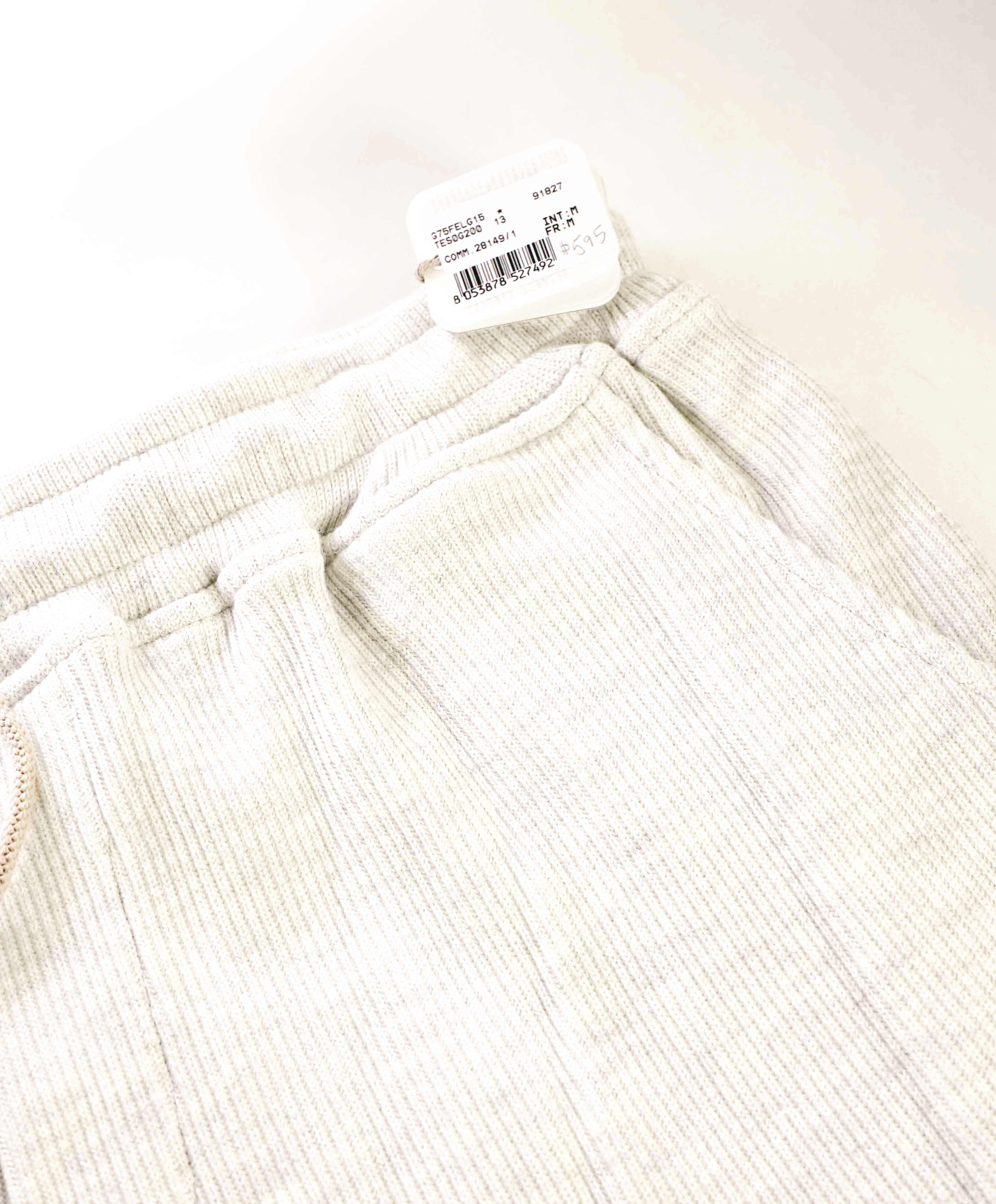 $695 ELEVENTY - Sweatshirt Style GRAY Bermuda Cargo Shorts Pants - M