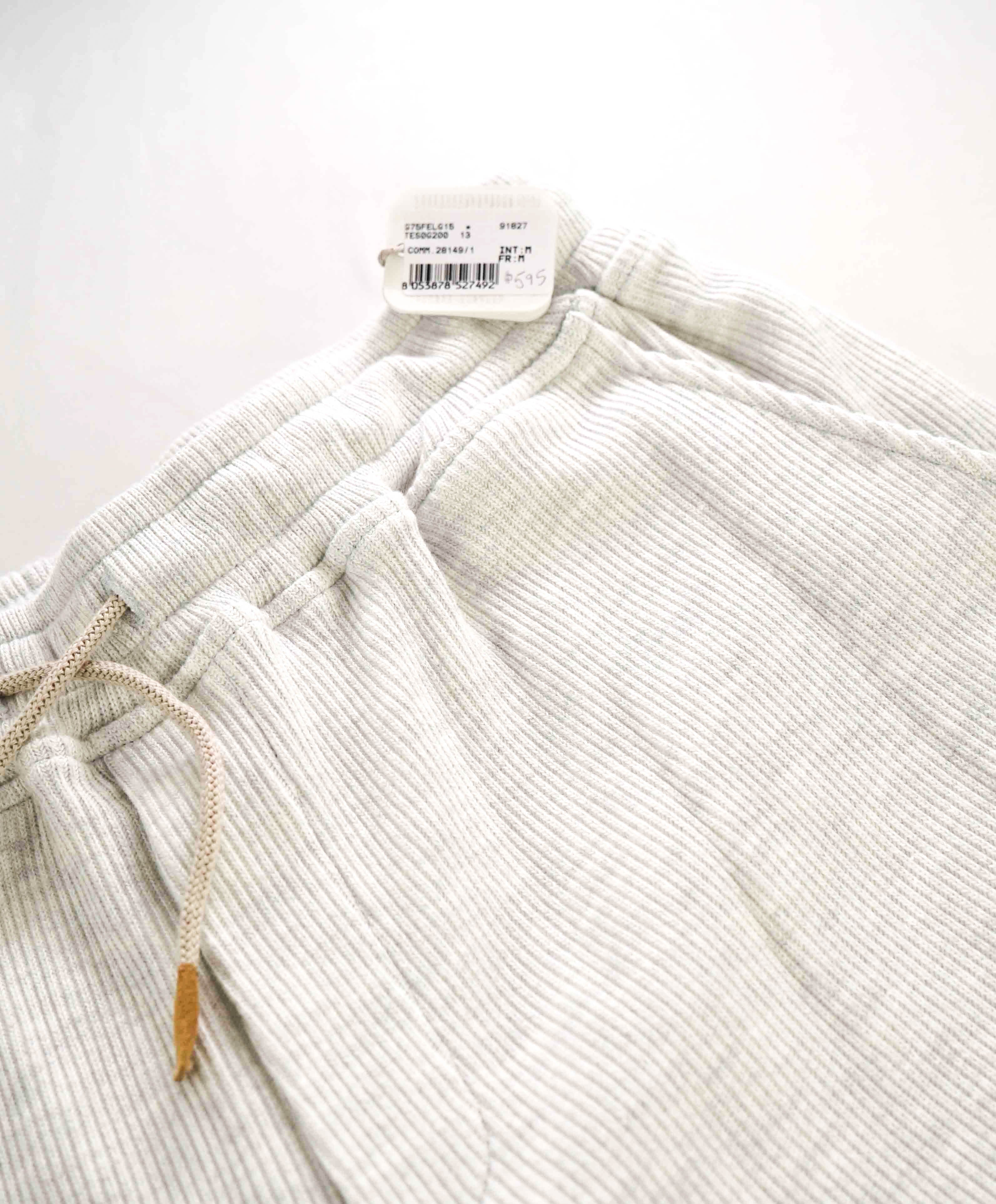 $695 ELEVENTY - Sweatshirt Style GRAY Bermuda Cargo Shorts Pants - M