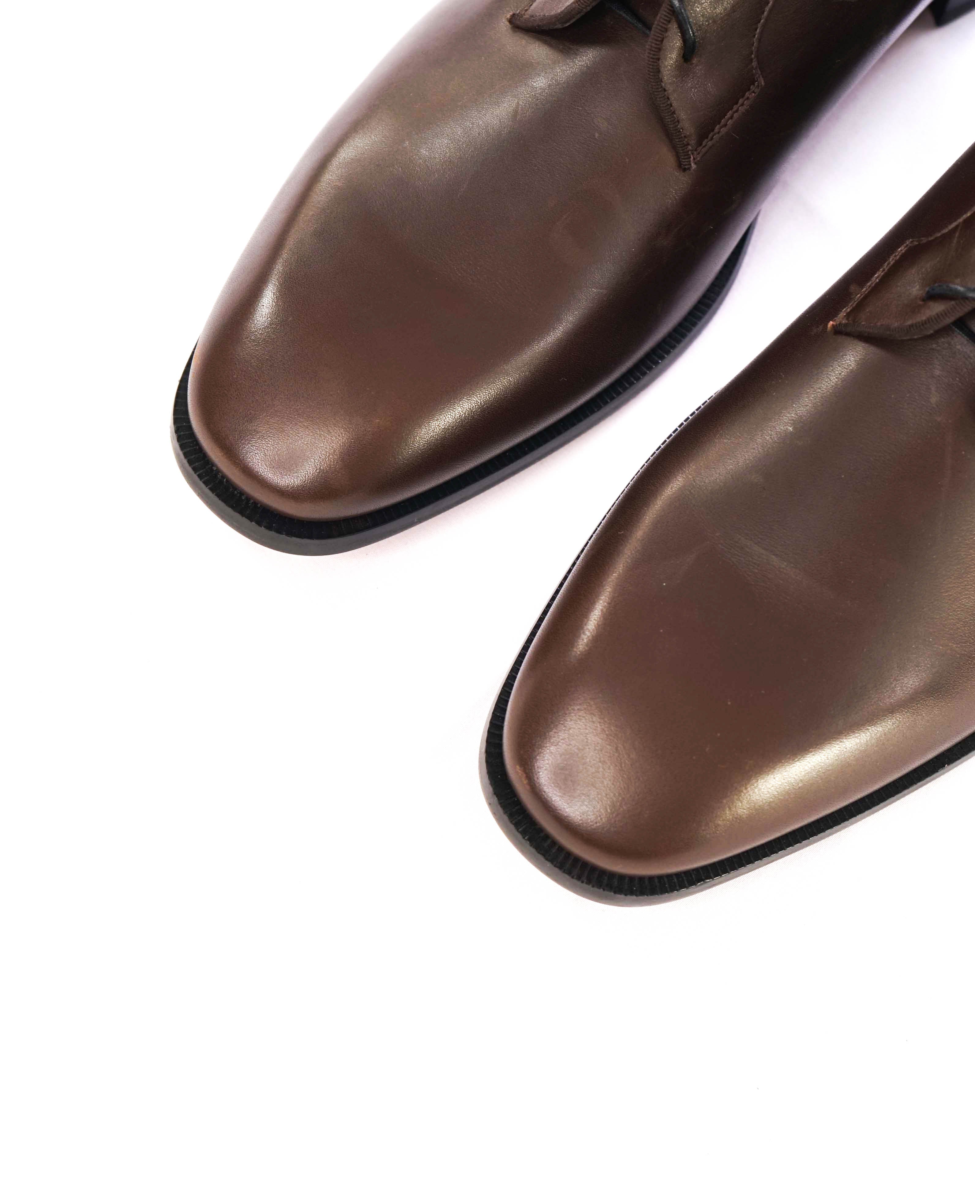$1,250 CHRISTIAN LOUBOUTIN - Brown Iconic Lace-Up Oxfords - 13 US (46EU)