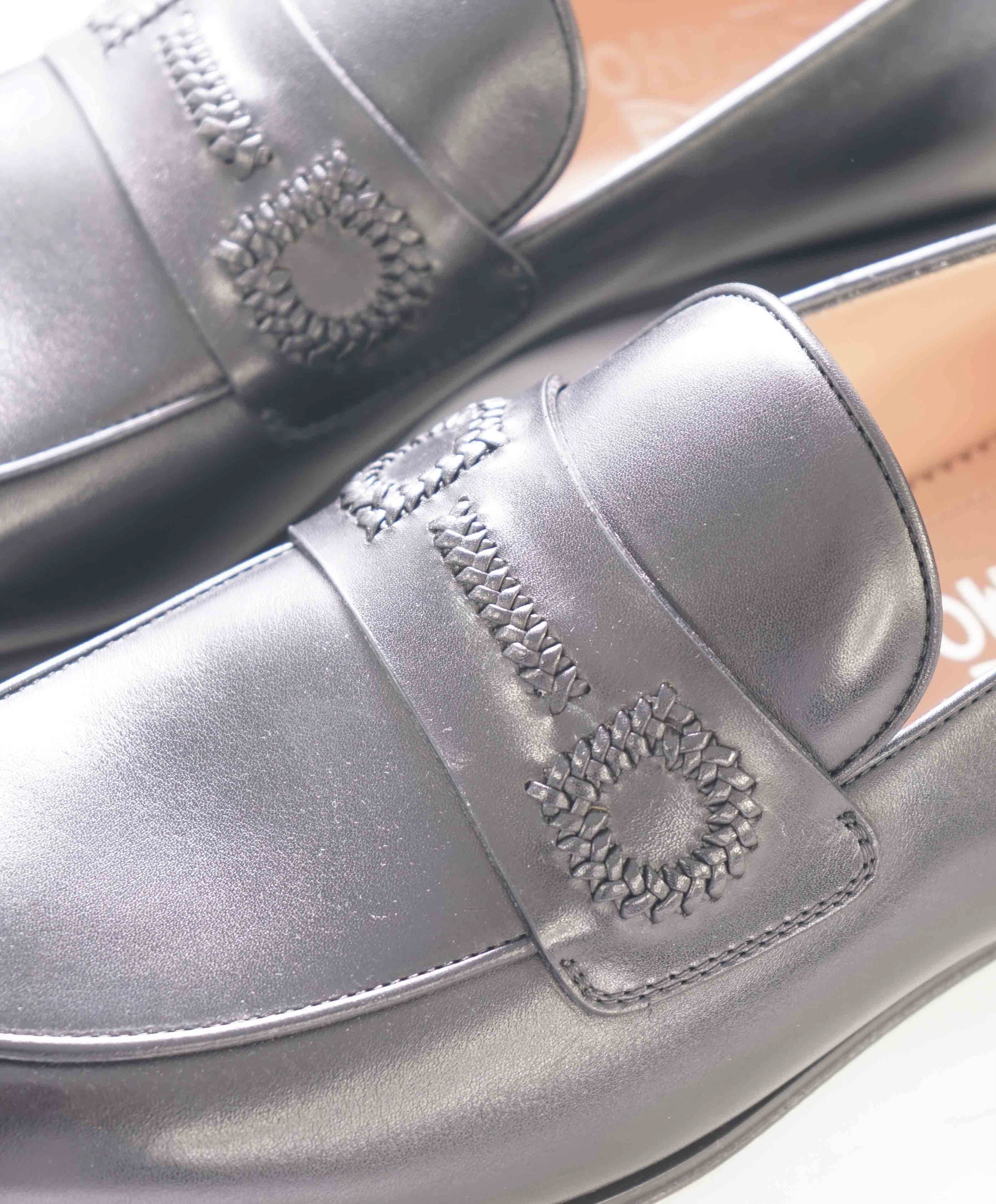 $750 SALVATORE FERRAGAMO - *ROST * Braided Gancini Loafer - 9 D US