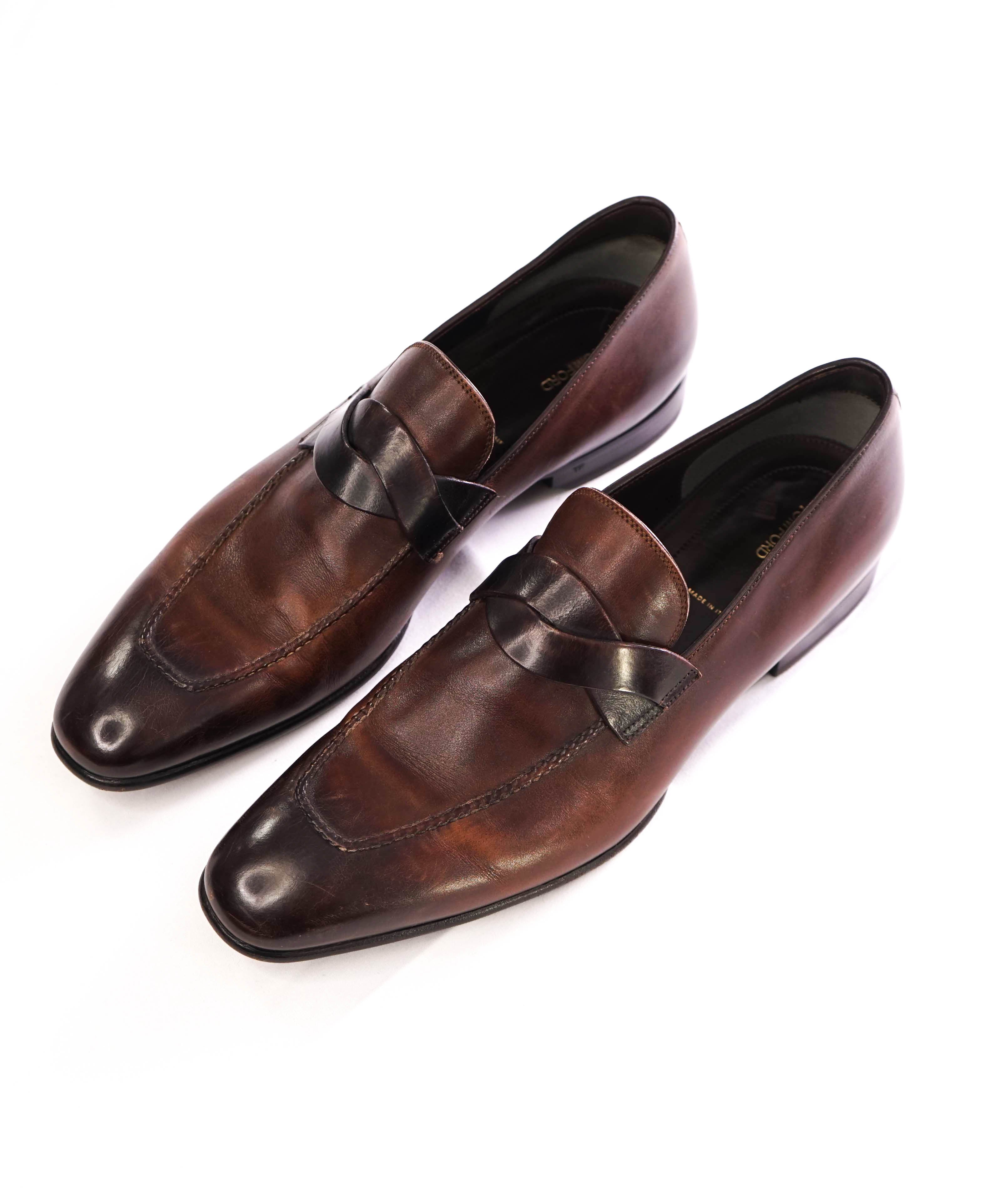 $1,790 TOM FORD - "TWIST" Brown Loafers - 10.5 US (10 T)