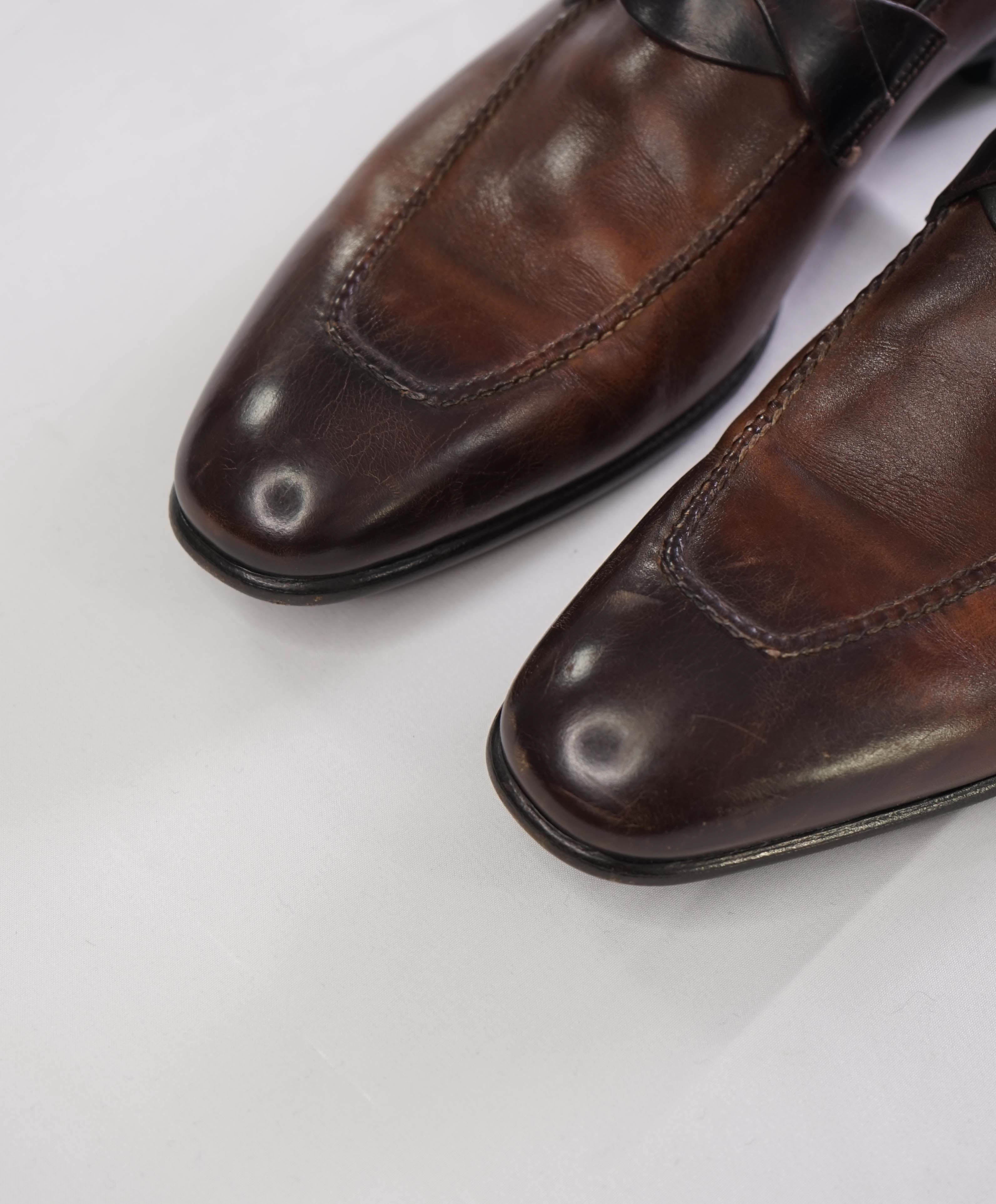 $1,790 TOM FORD - "TWIST" Brown Loafers - 10.5 US (10 T)