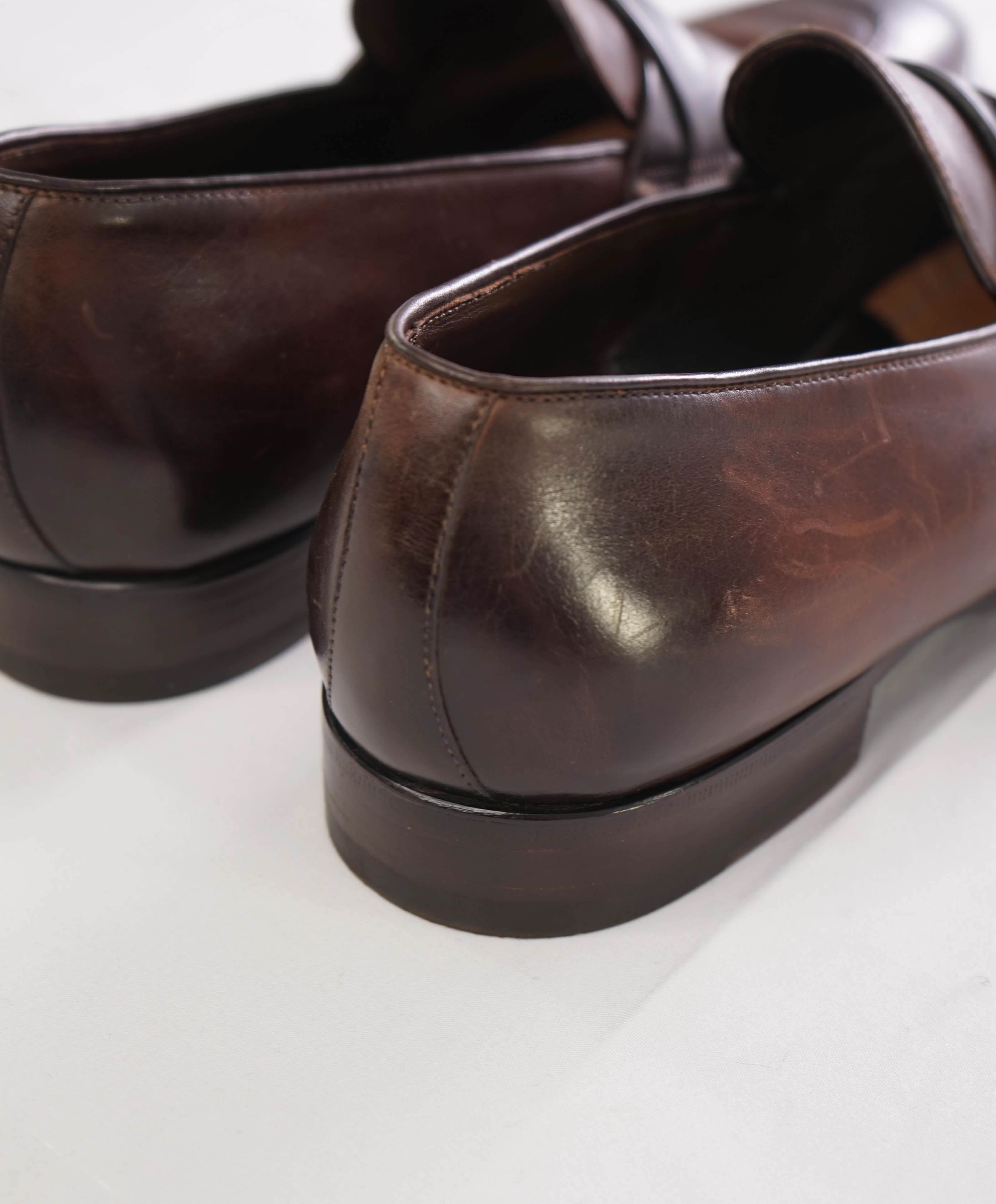 $1,790 TOM FORD - "TWIST" Brown Loafers - 10.5 US (10 T)