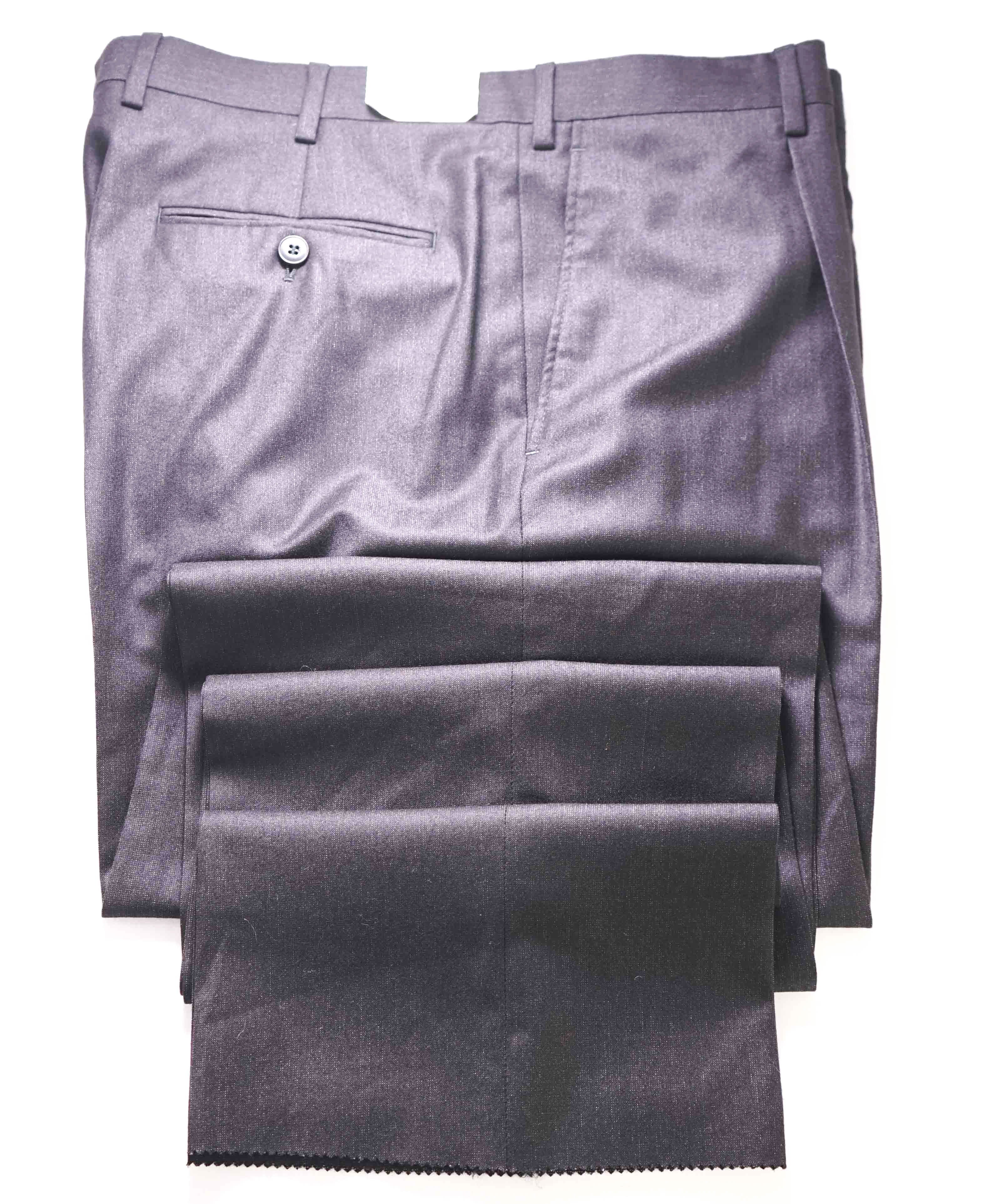 $1,050 BRIONI -Super 150's SILK BLEND "CANNES" Metallic Texture Dress Pants-36W