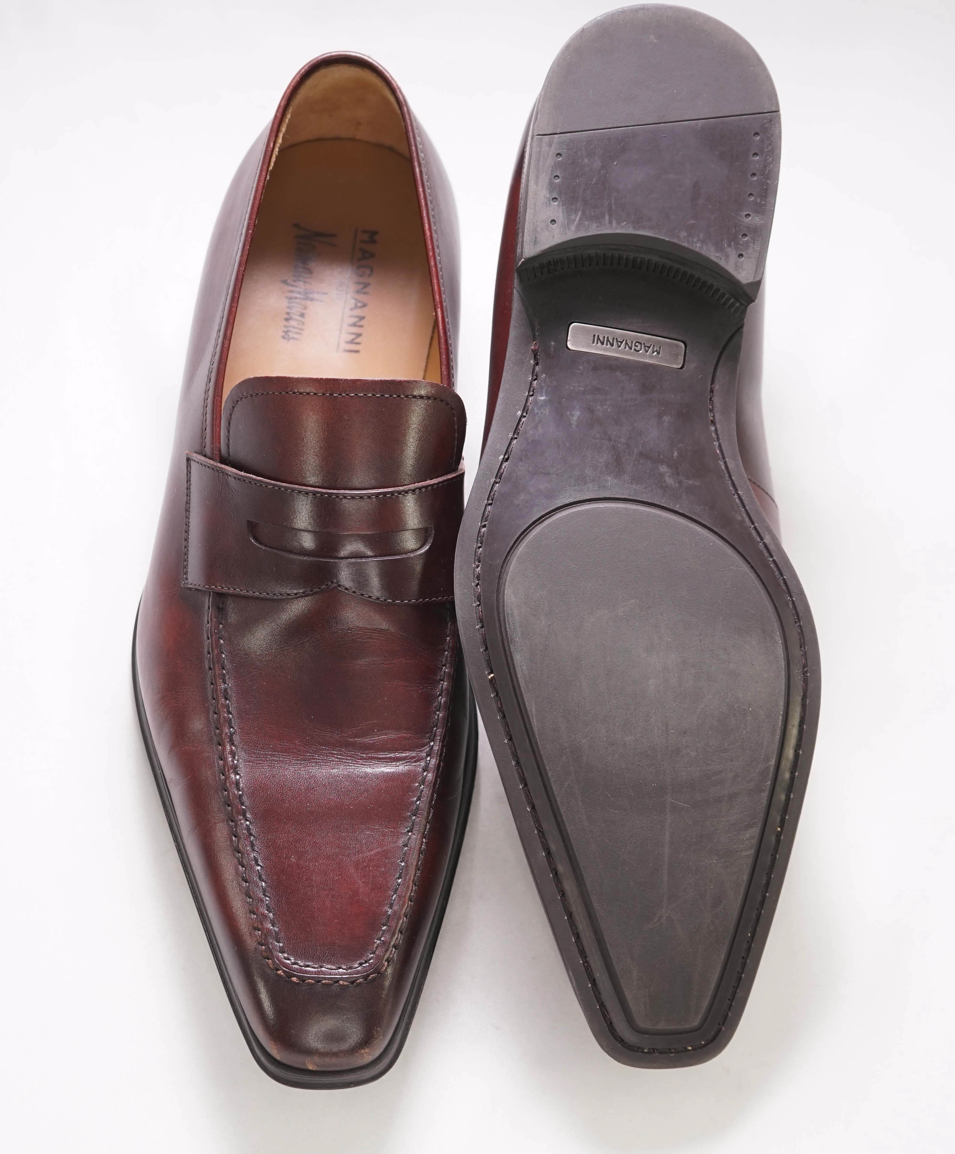 MAGNANNI - For NEIMAN MARCUS "MADE IN SPAIN" Brown Penny Loafers - 8