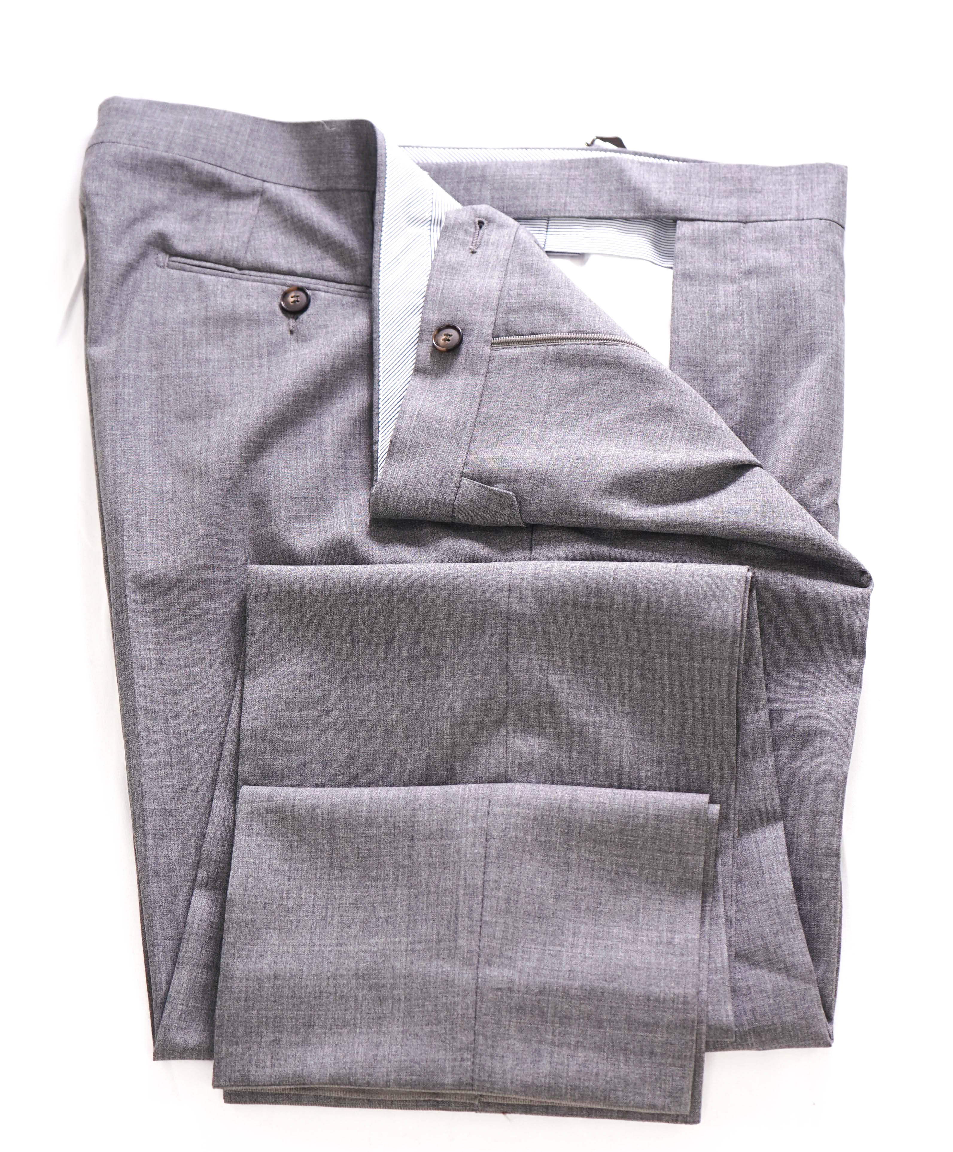 SUITSUPPLY - Brentwood Gray Dress Pants VITALE BARBERIS CANONICO - 36W (44R 8)