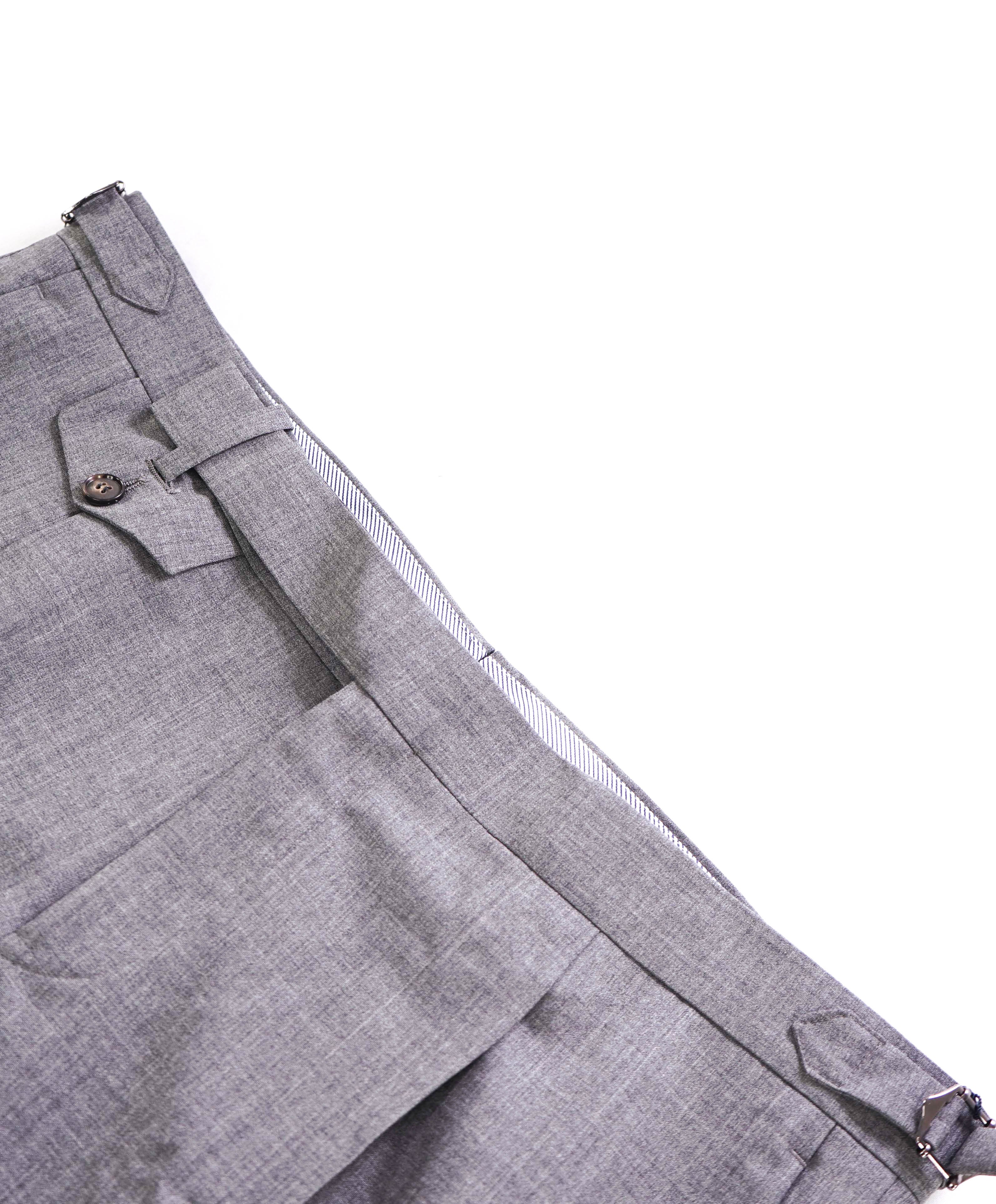 SUITSUPPLY - Brentwood Gray Dress Pants VITALE BARBERIS CANONICO - 36W (44R 8)