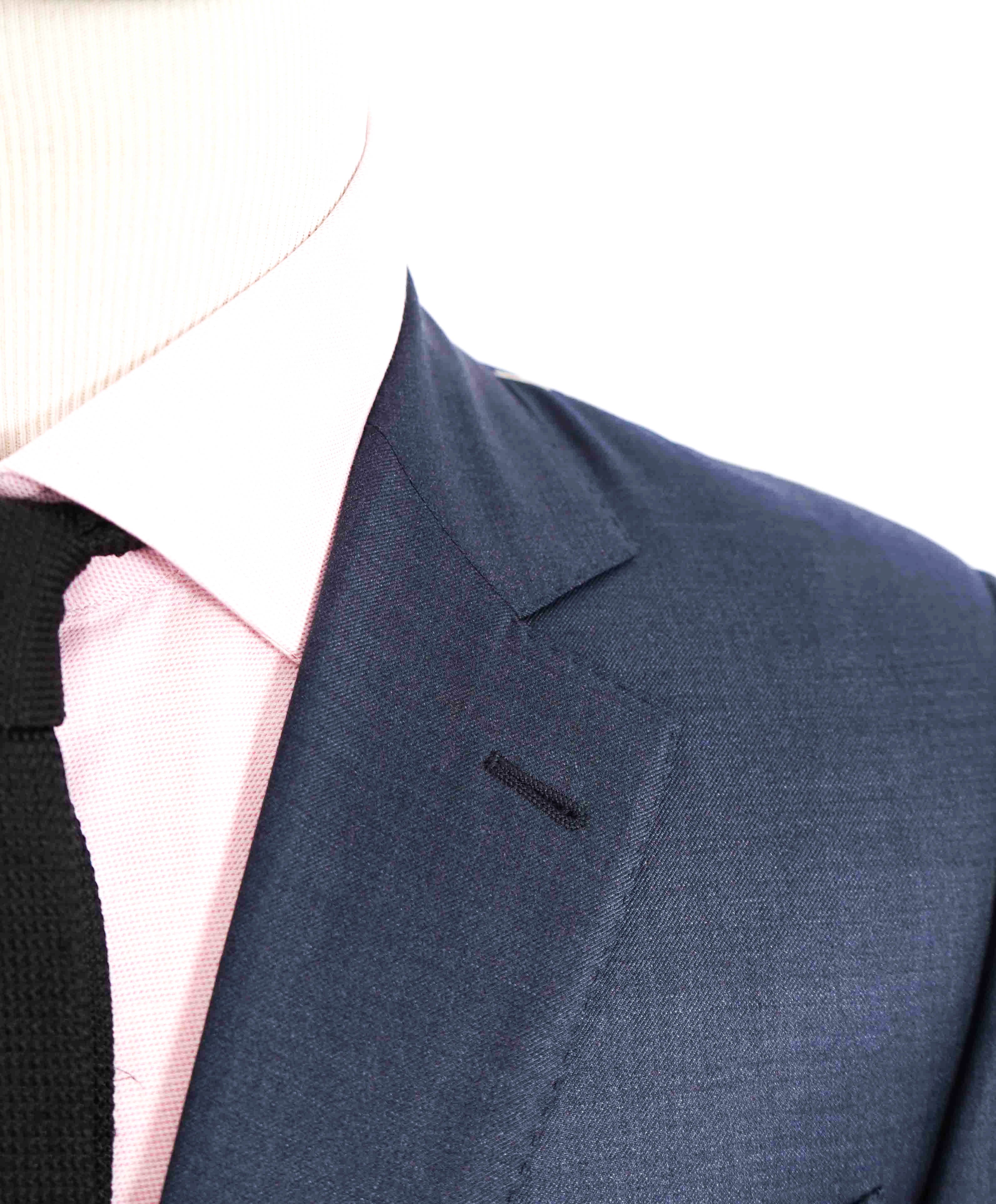 $3,290 ERMENEGILDO ZEGNA- “TORFEO” Steel Blue Soft Blazer- 40R