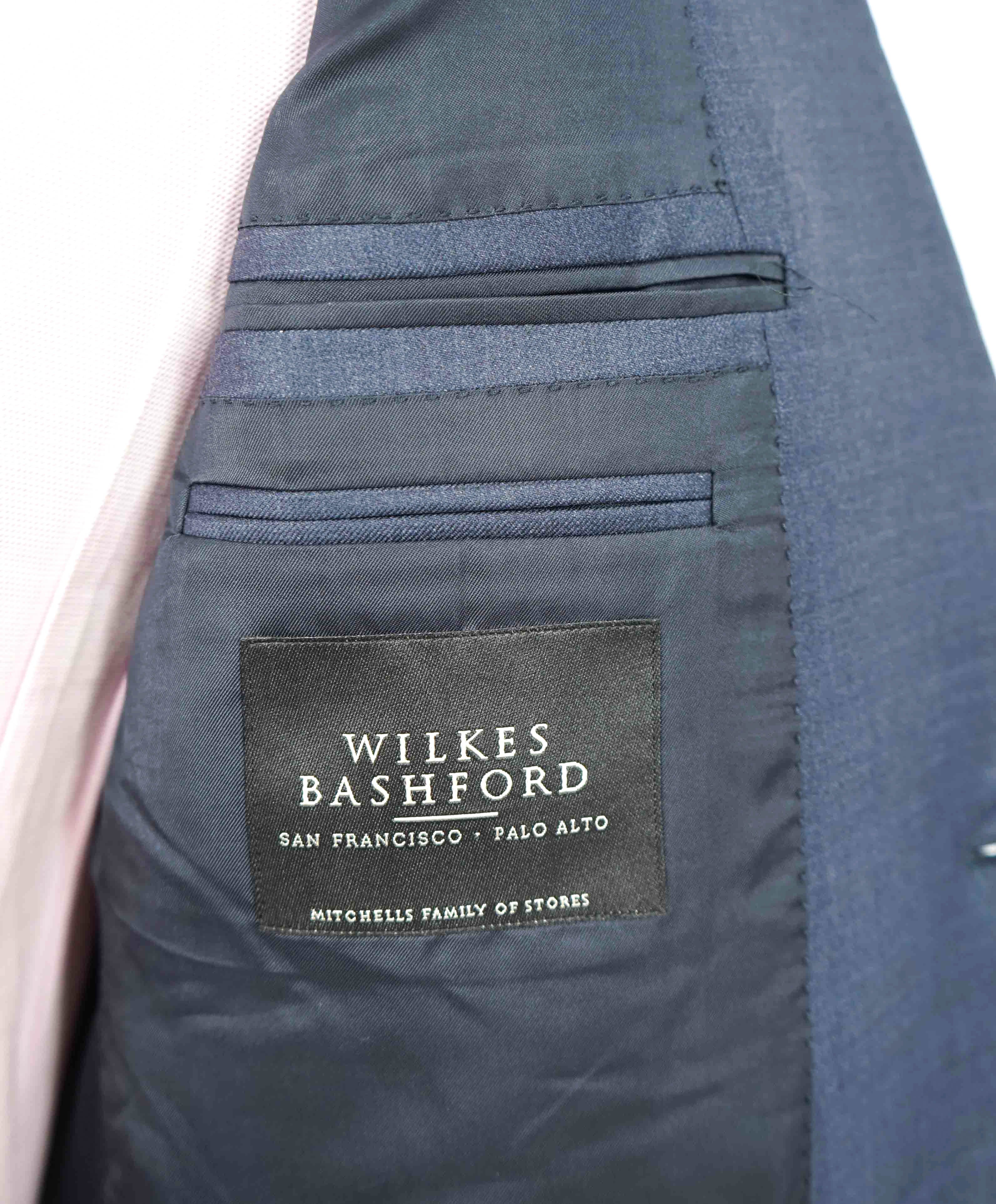 $3,290 ERMENEGILDO ZEGNA- “TORFEO” Steel Blue Soft Blazer- 40R