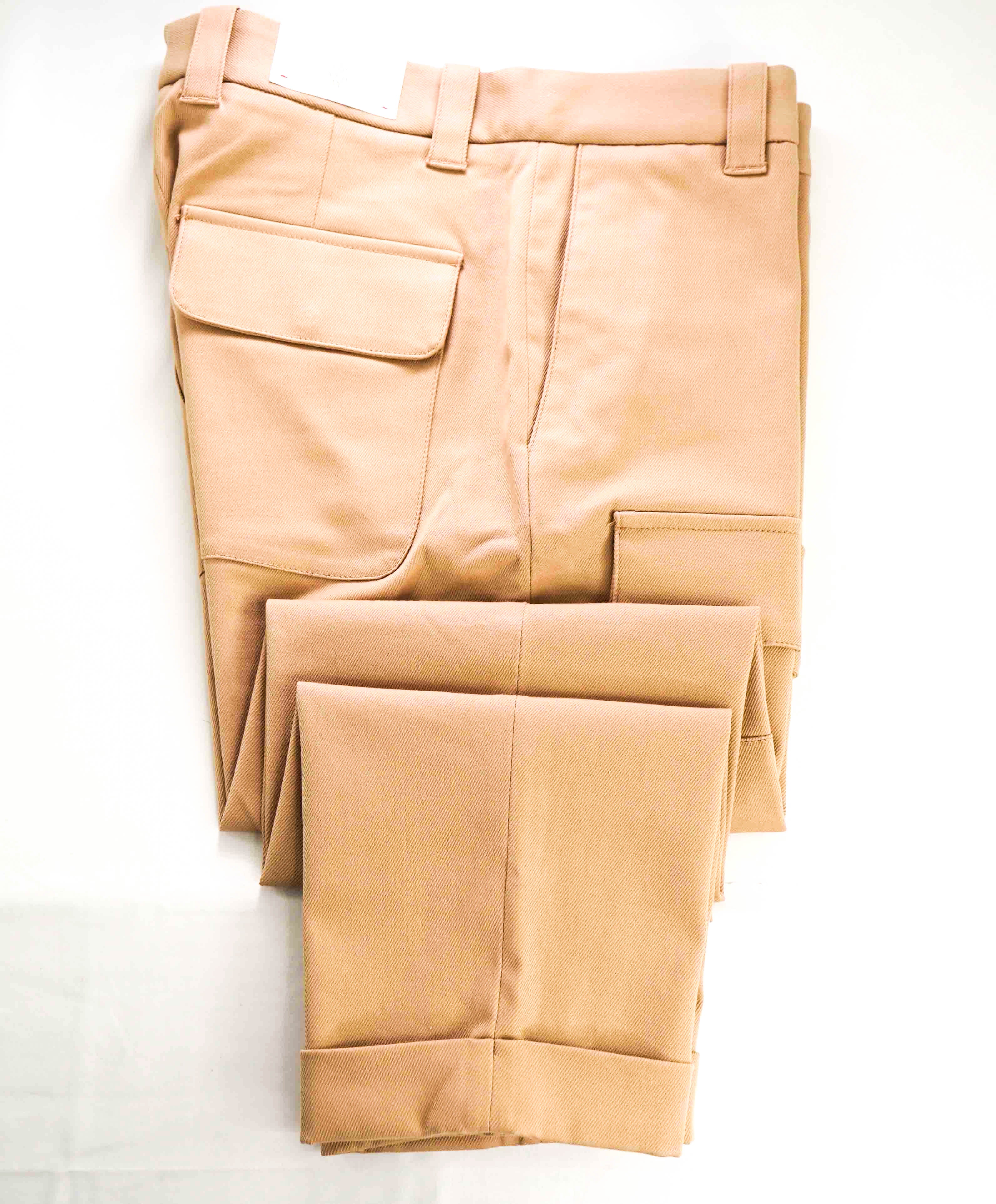 $695 ELEVENTY - Cotton PERFORMANCE Cuffed Cargo Patch Pocket Pants- 33W