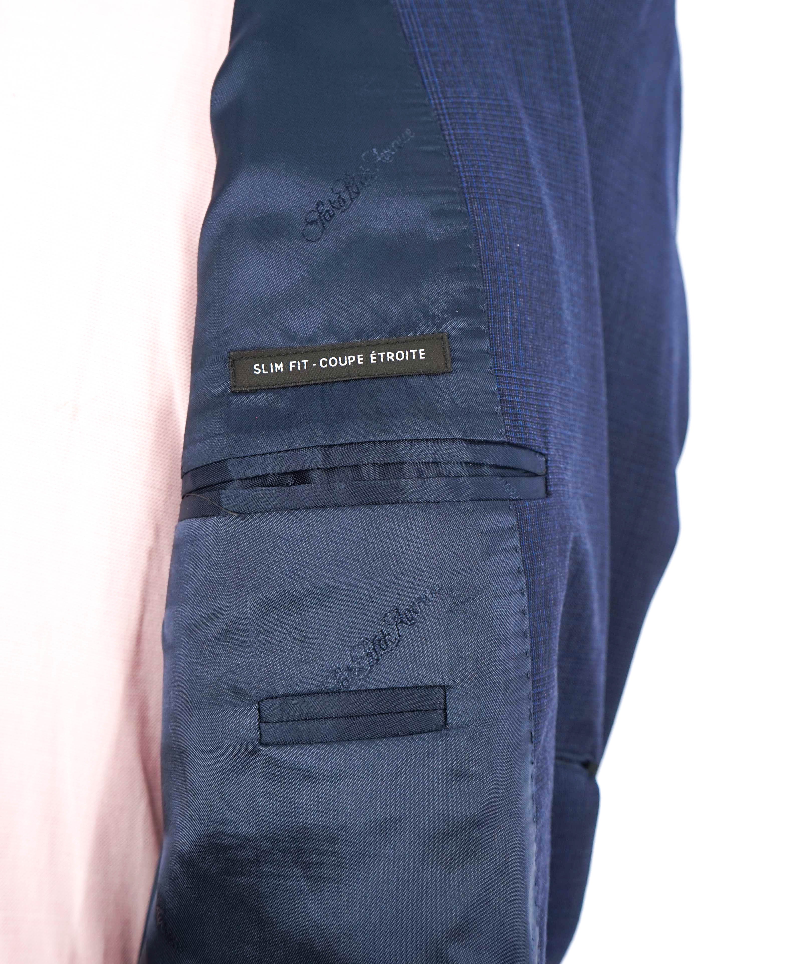 ERMENEGILDO ZEGNA - By SAKS FIFTH AVENUE *Slim* Check Suit - 42R 37W