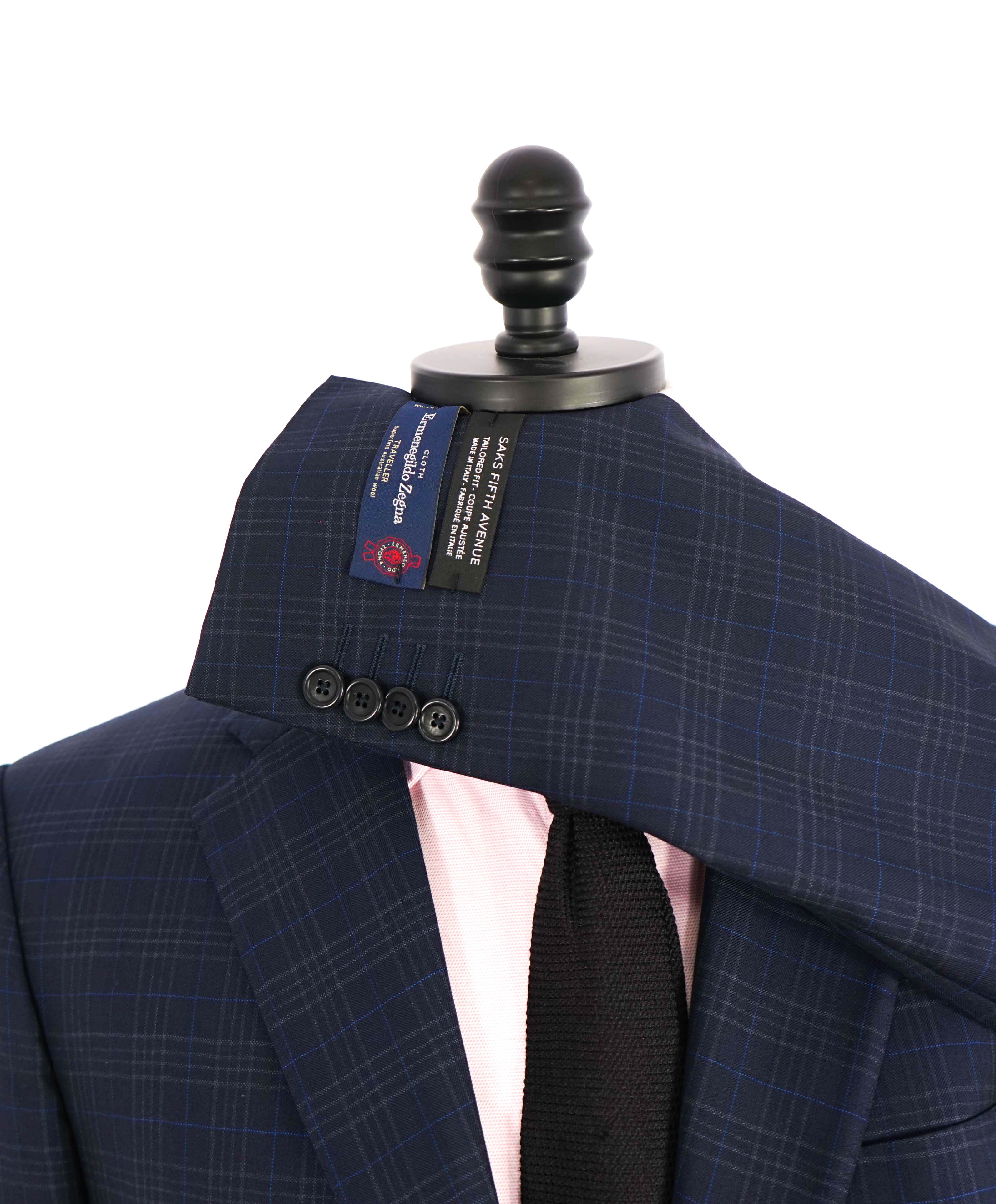 ERMENEGILDO ZEGNA - By SAKS FIFTH AVENUE *Tailored* "Traveller" Suit - 40R 36W