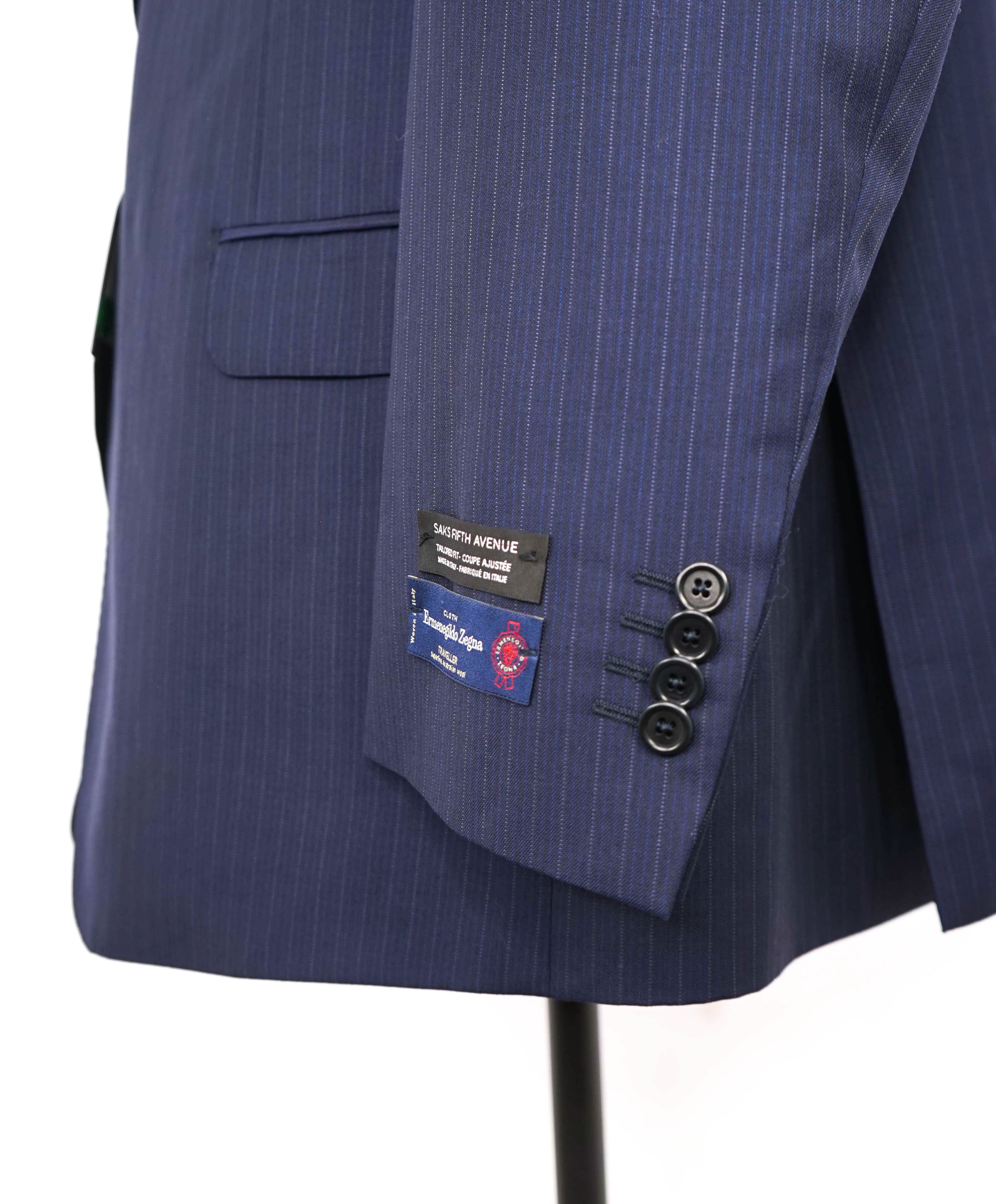 ERMENEGILDO ZEGNA - By SAKS FIFTH AVENUE *Tailored* "Traveller" Suit - 48R