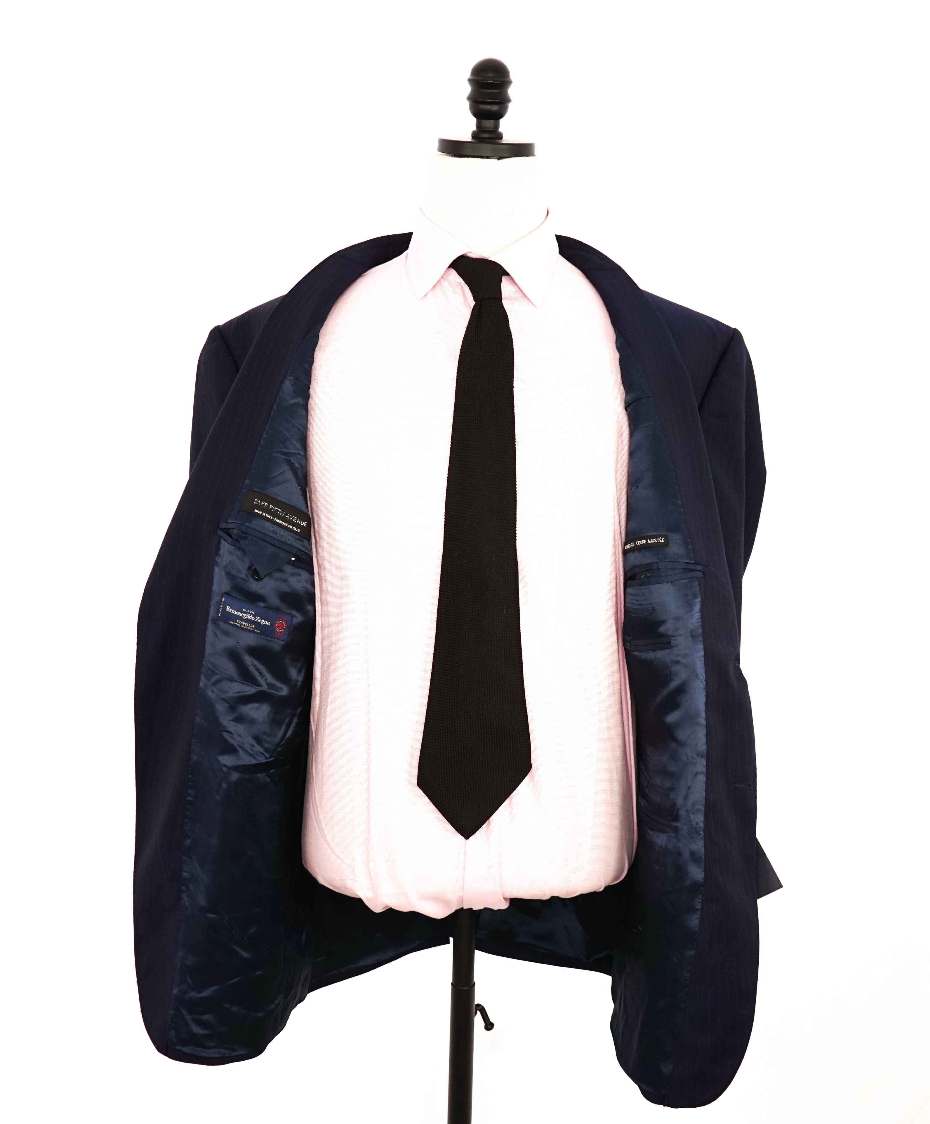 ERMENEGILDO ZEGNA - By SAKS FIFTH AVENUE *Tailored* "Traveller" Suit - 48R