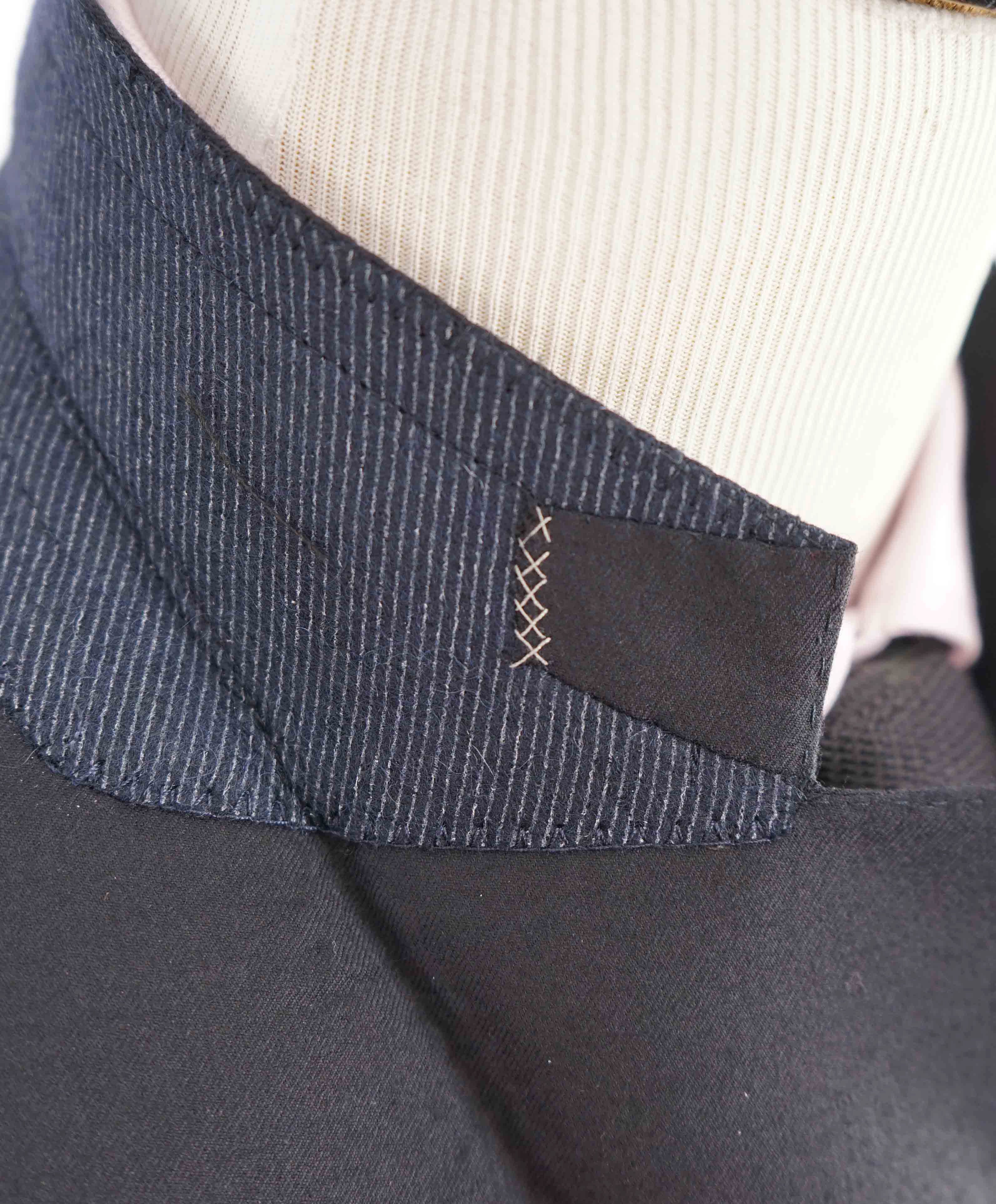 $3,995 ERMENEGILDO ZEGNA -"TROFEO" Navy Premium Suit - 44L