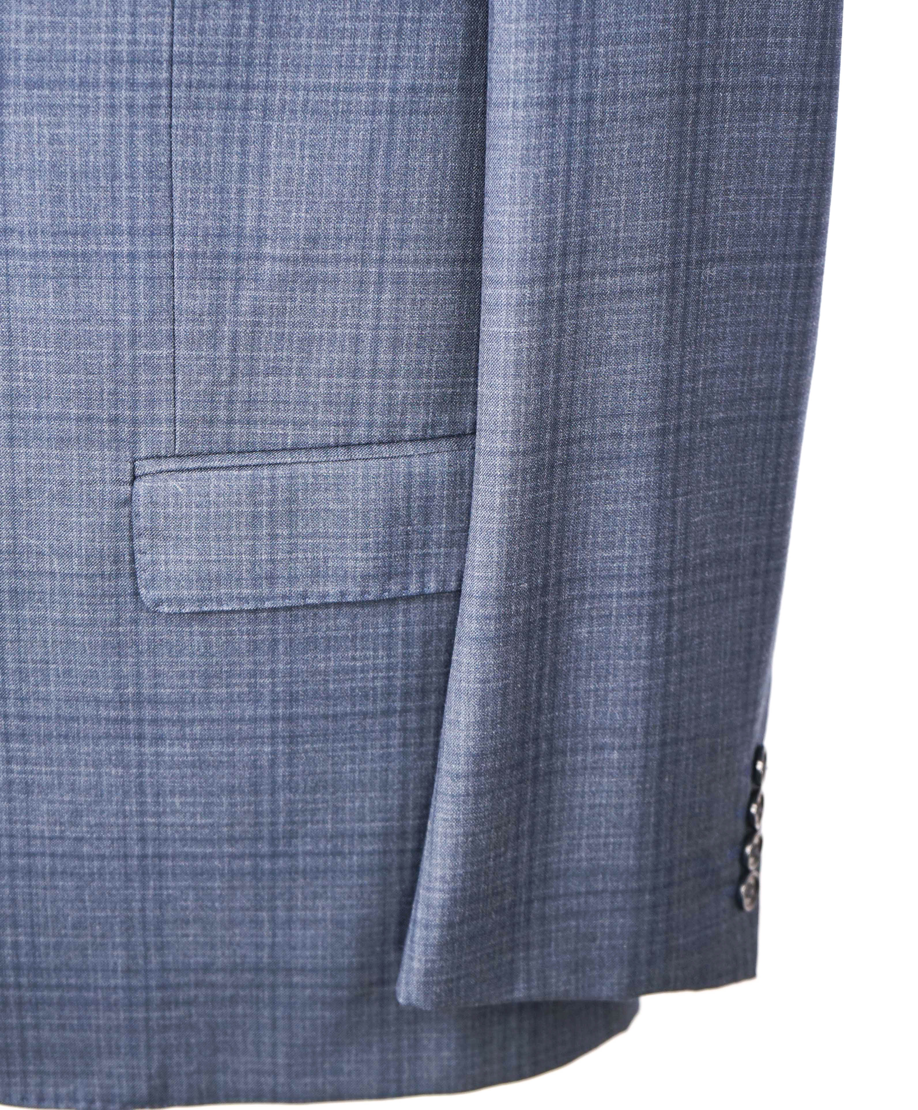 $1,995 EMPORIO ARMANI - Super 130's “G LINE” Blue Check Suit - 44R