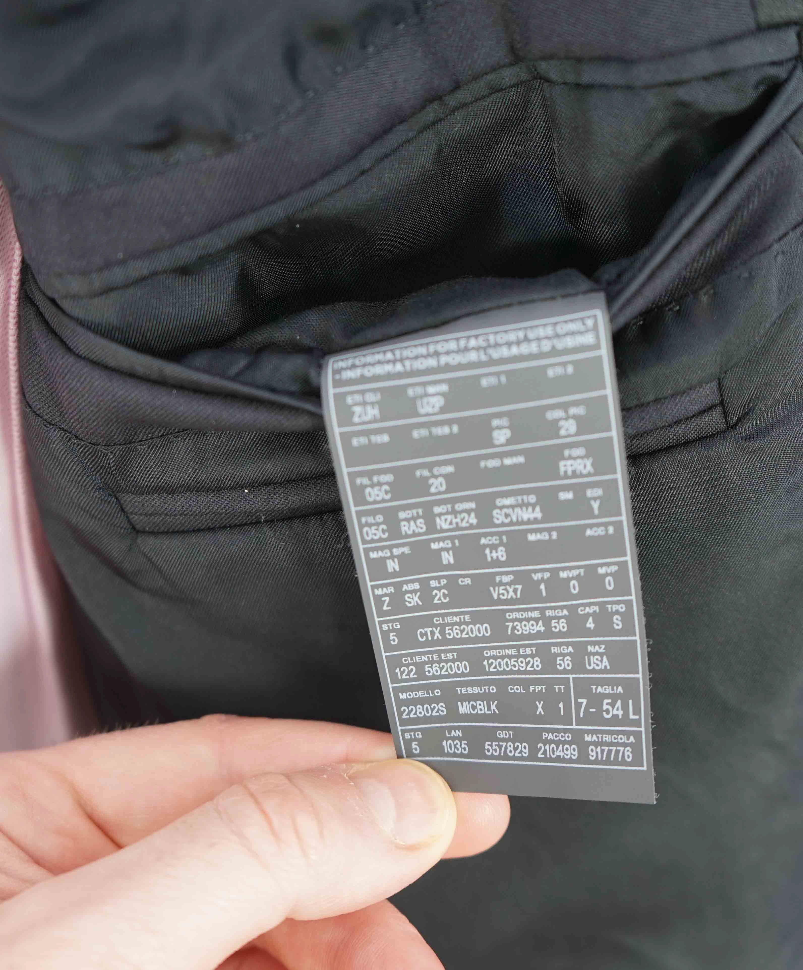 $3,995 ERMENEGILDO ZEGNA -"MICRONSPHERE" PEAK LAPEL Tuxedo - 44L 38W