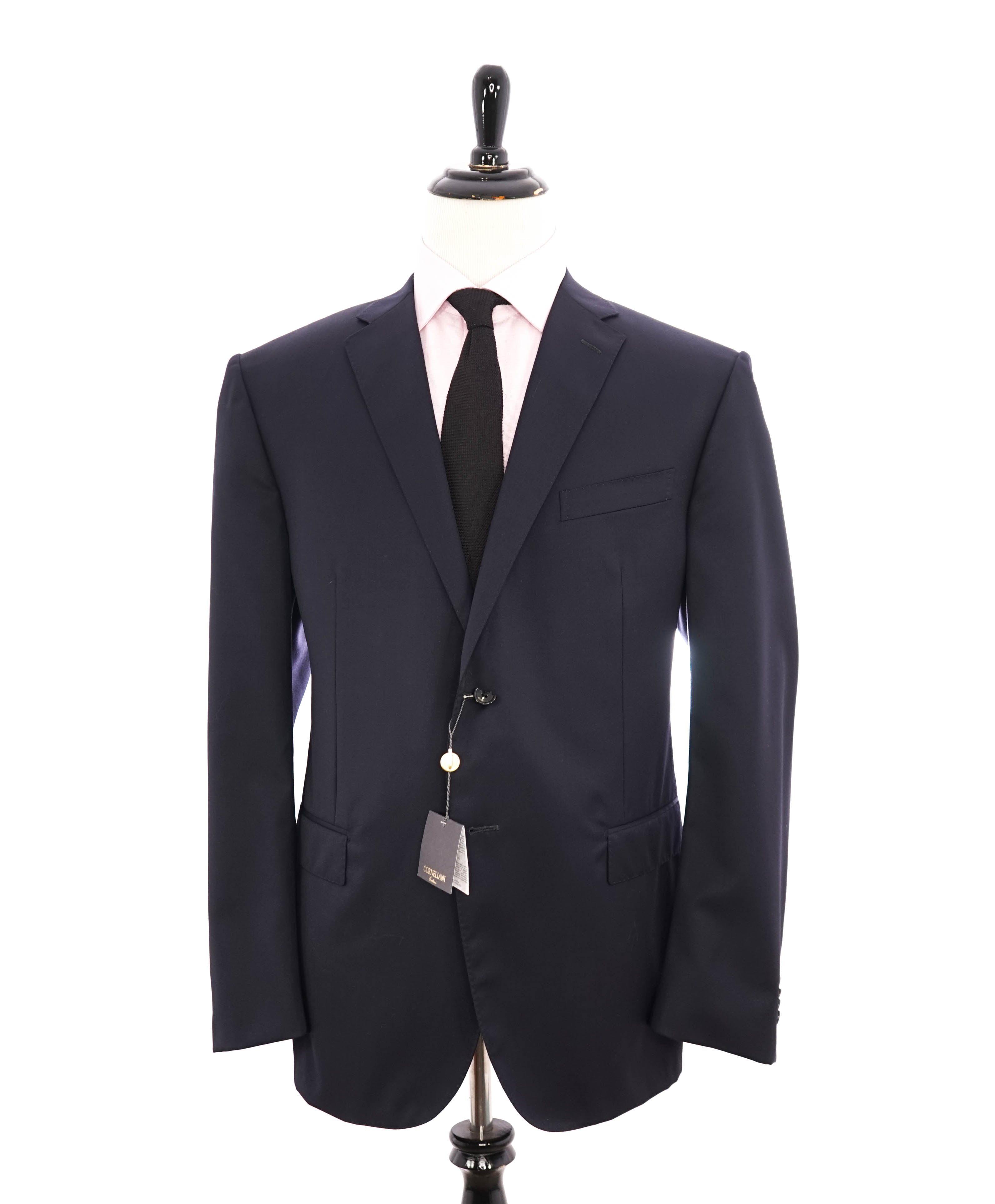 $1,595 CORNELIANI - CLOSET STAPLE *17,25 MICRONS* Navy Blue Blazer - 48R