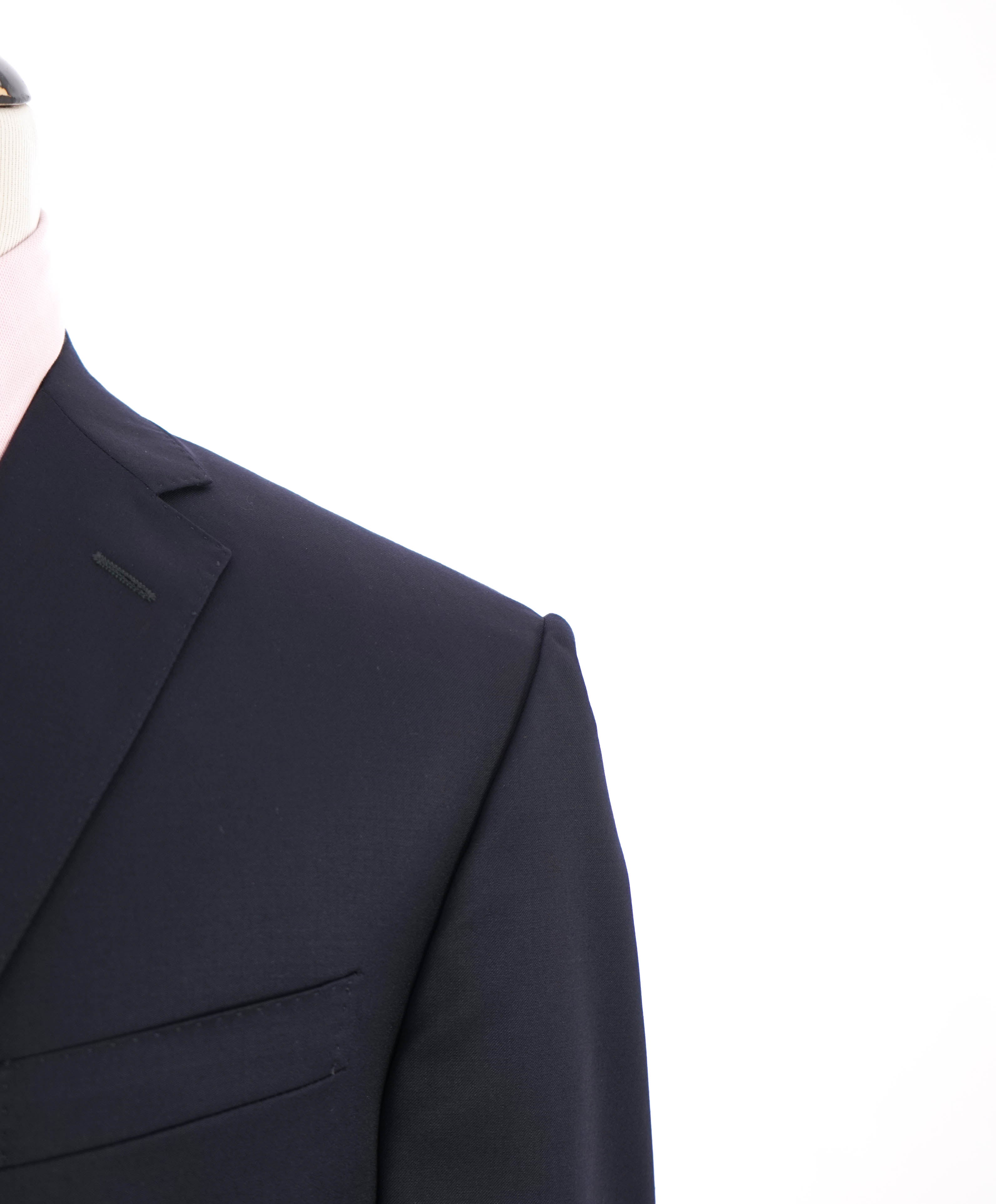 $1,595 CORNELIANI - CLOSET STAPLE *17,25 MICRONS* Navy Blue Blazer - 48R