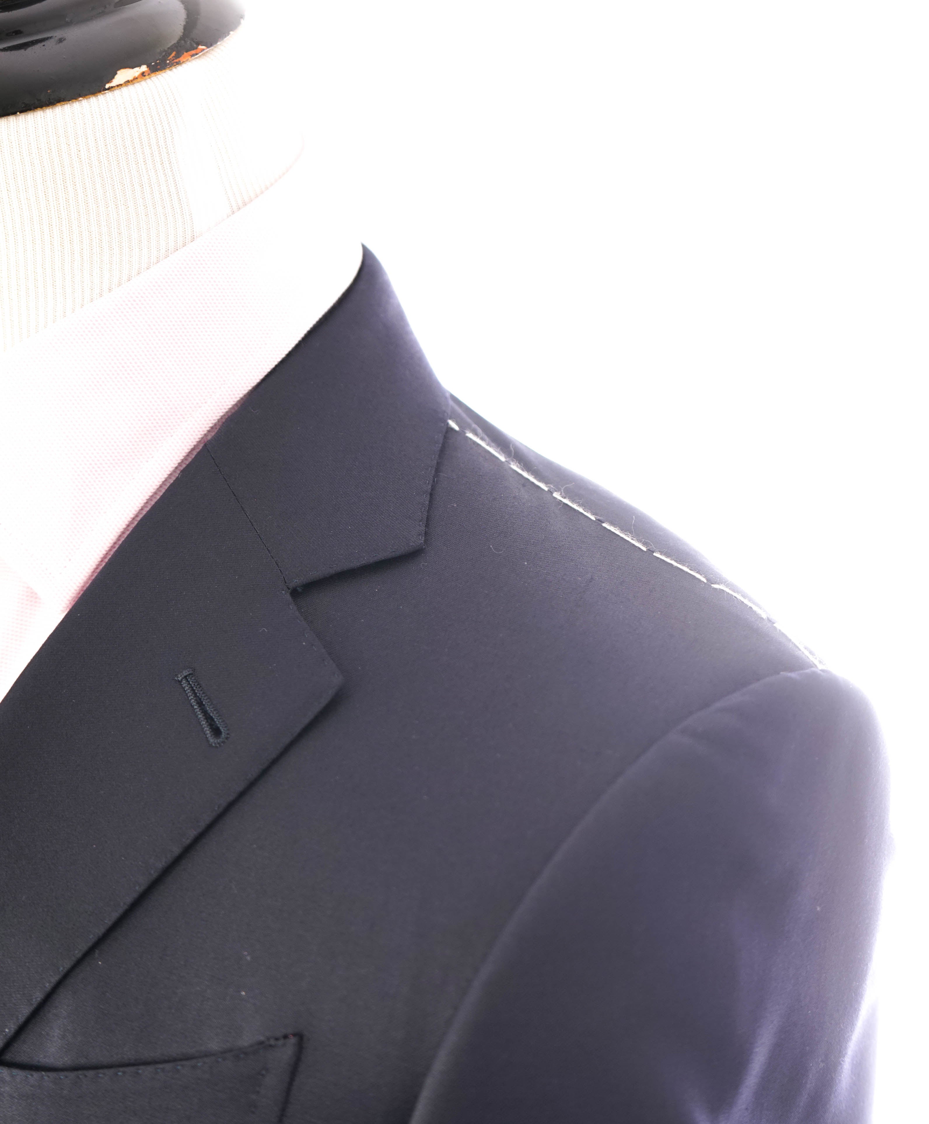 $3,000 ERMENEGILDO ZEGNA - Navy “Microsphere” Suit - 36S