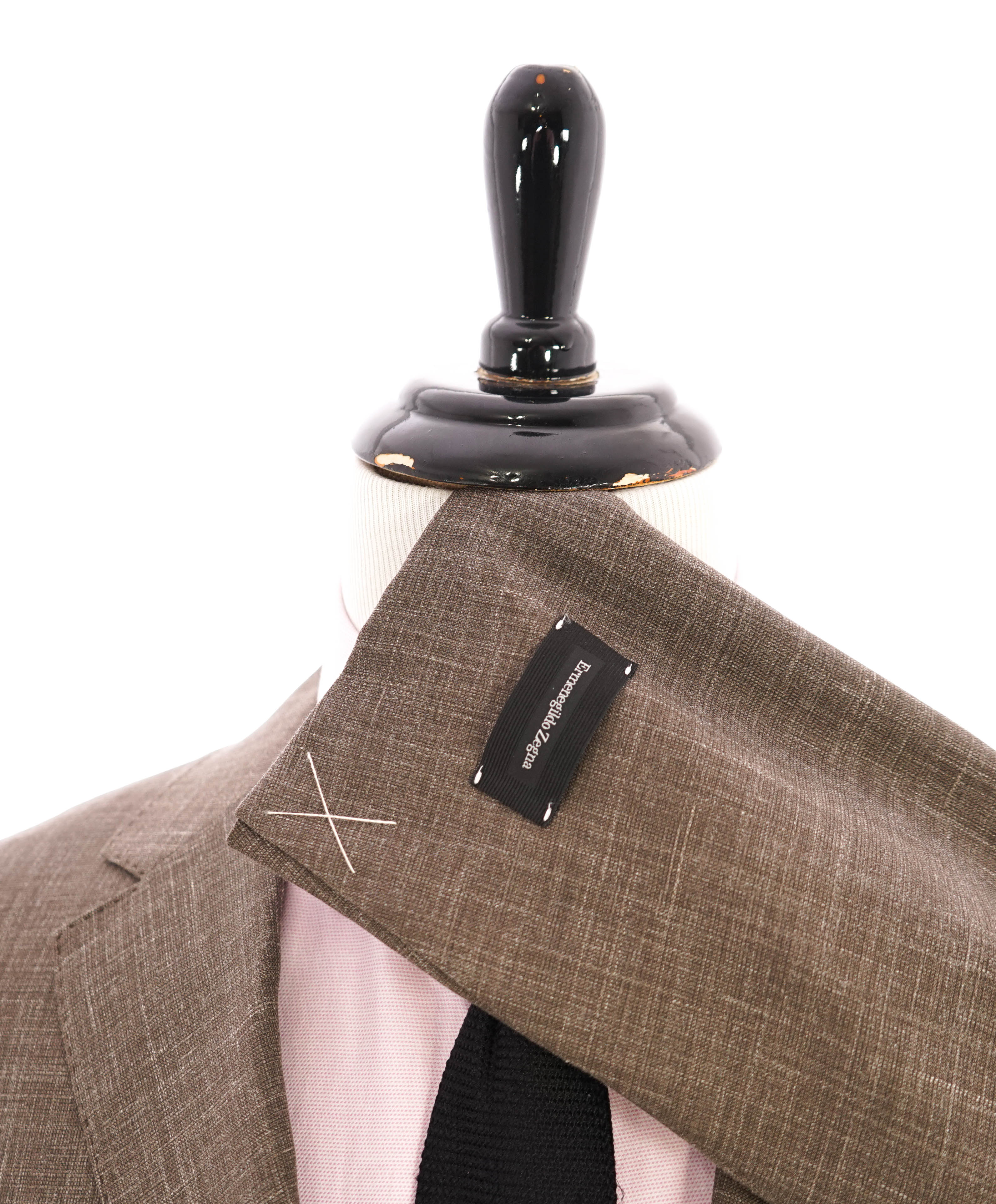 $3,290 ERMENEGILDO ZEGNA- “TORFEO SUMMER” Brown W/SLK/L Blazer- 40R