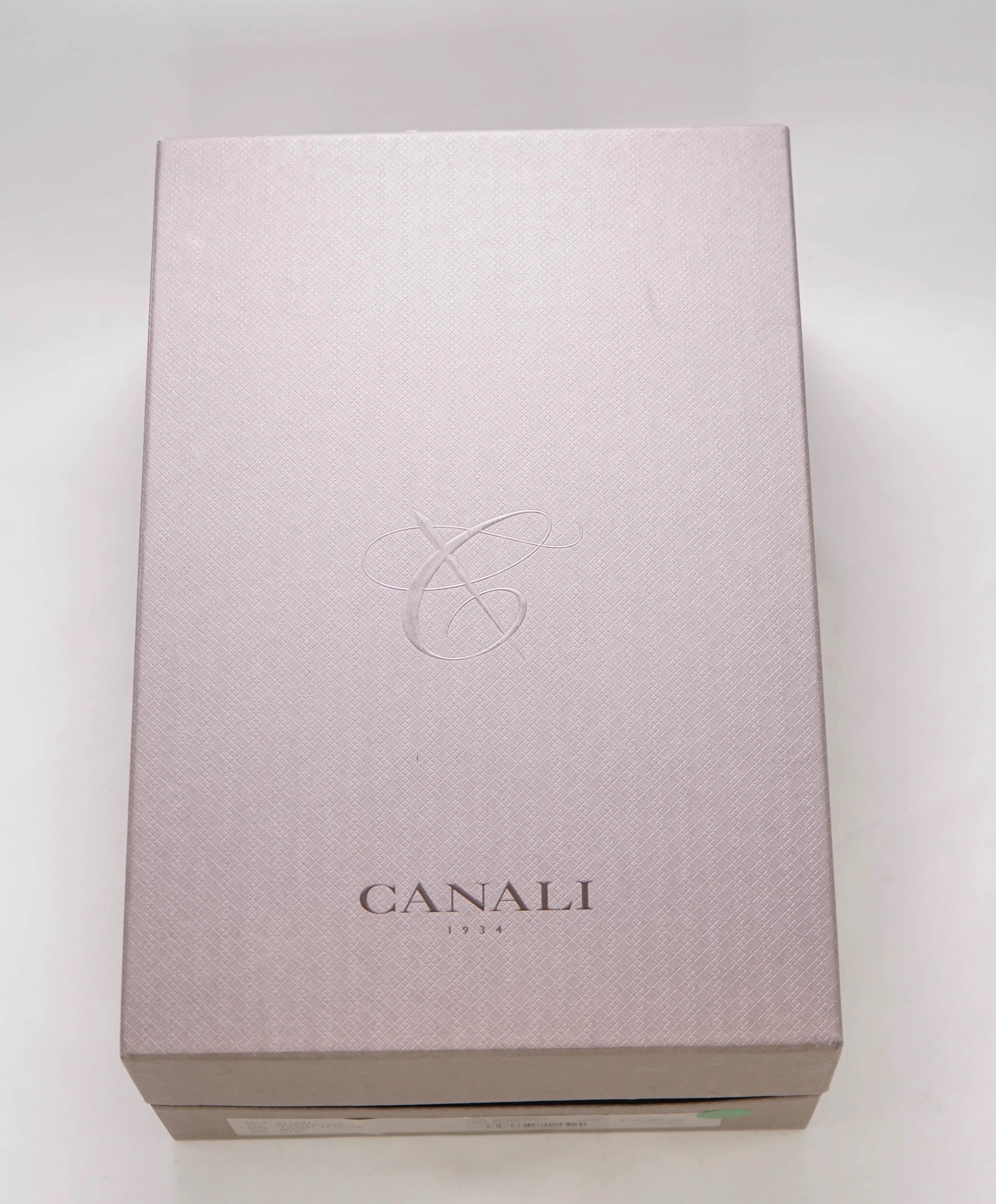 CANALI - Hand Stitched SUEDE/LEATHER Navy Blue Tassel Loafers - 8.5 US