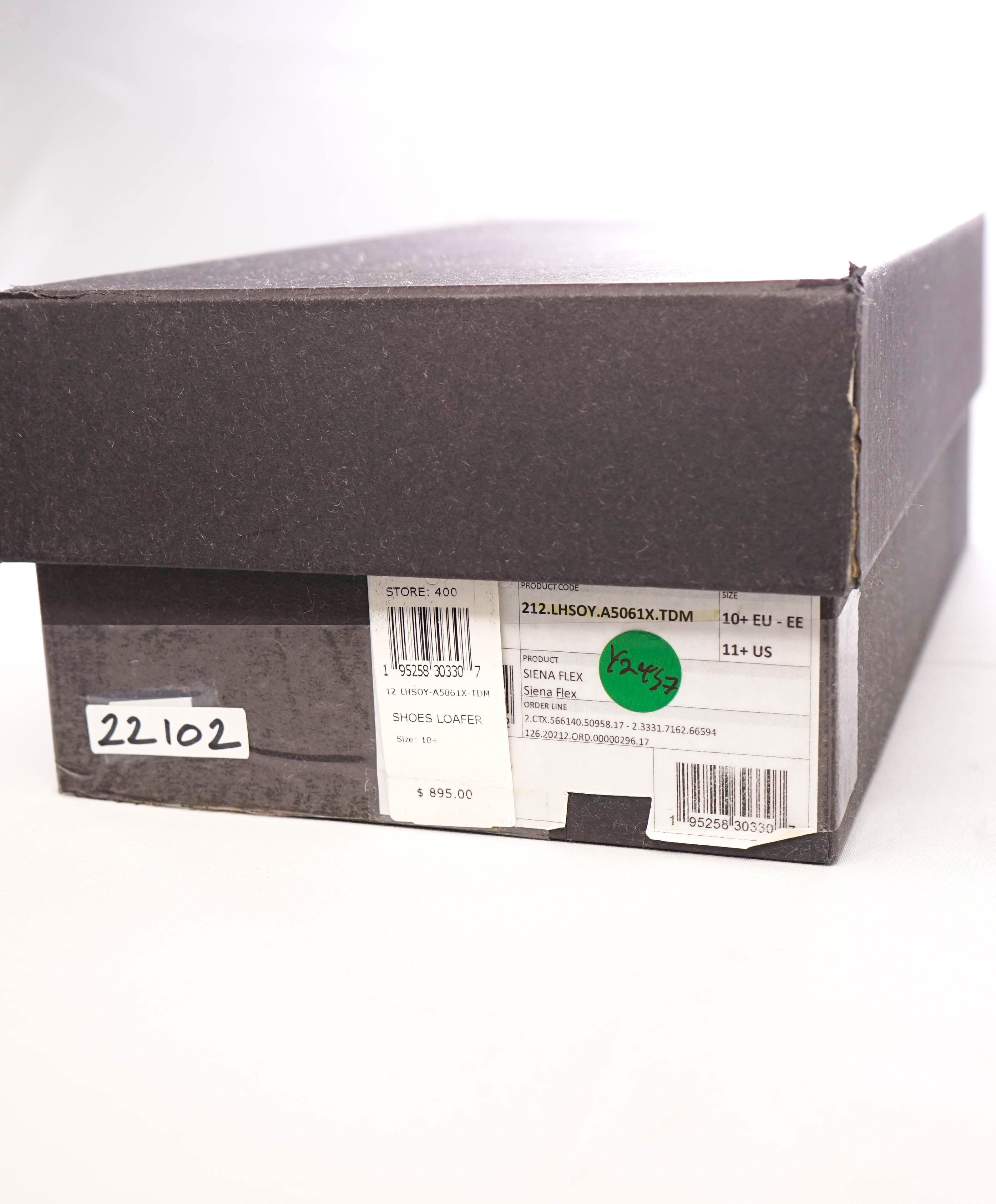 $950 ERMENEGILDO ZEGNA COUTURE - Brown Suede Tassel Loafers - 11.5 US (10.5 EU)