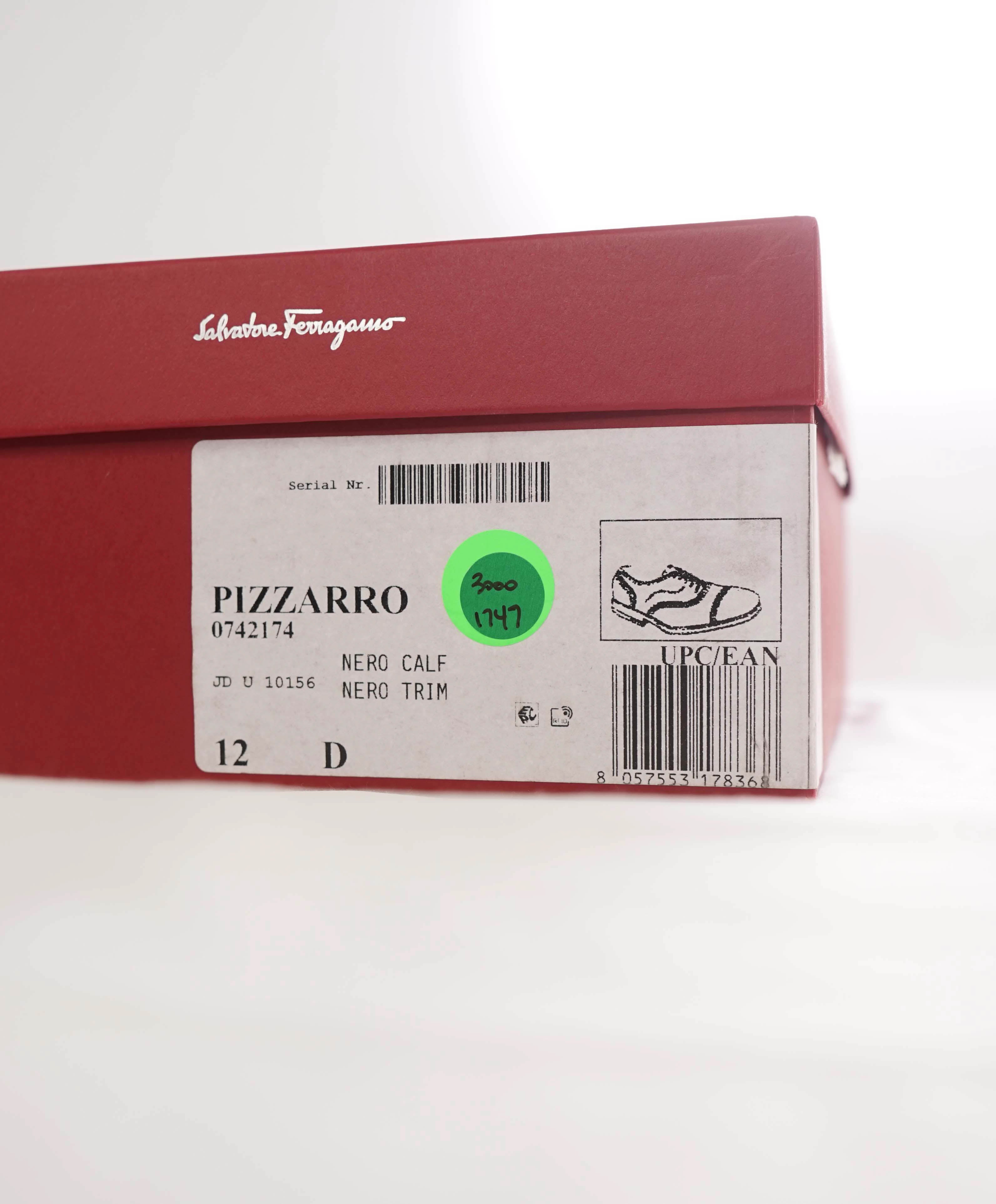 $1,650 SALVATORE FERRAGAMO - "TRAMEZZA" Pizzarro SPECIAL EDITION Oxfords - 12 D US