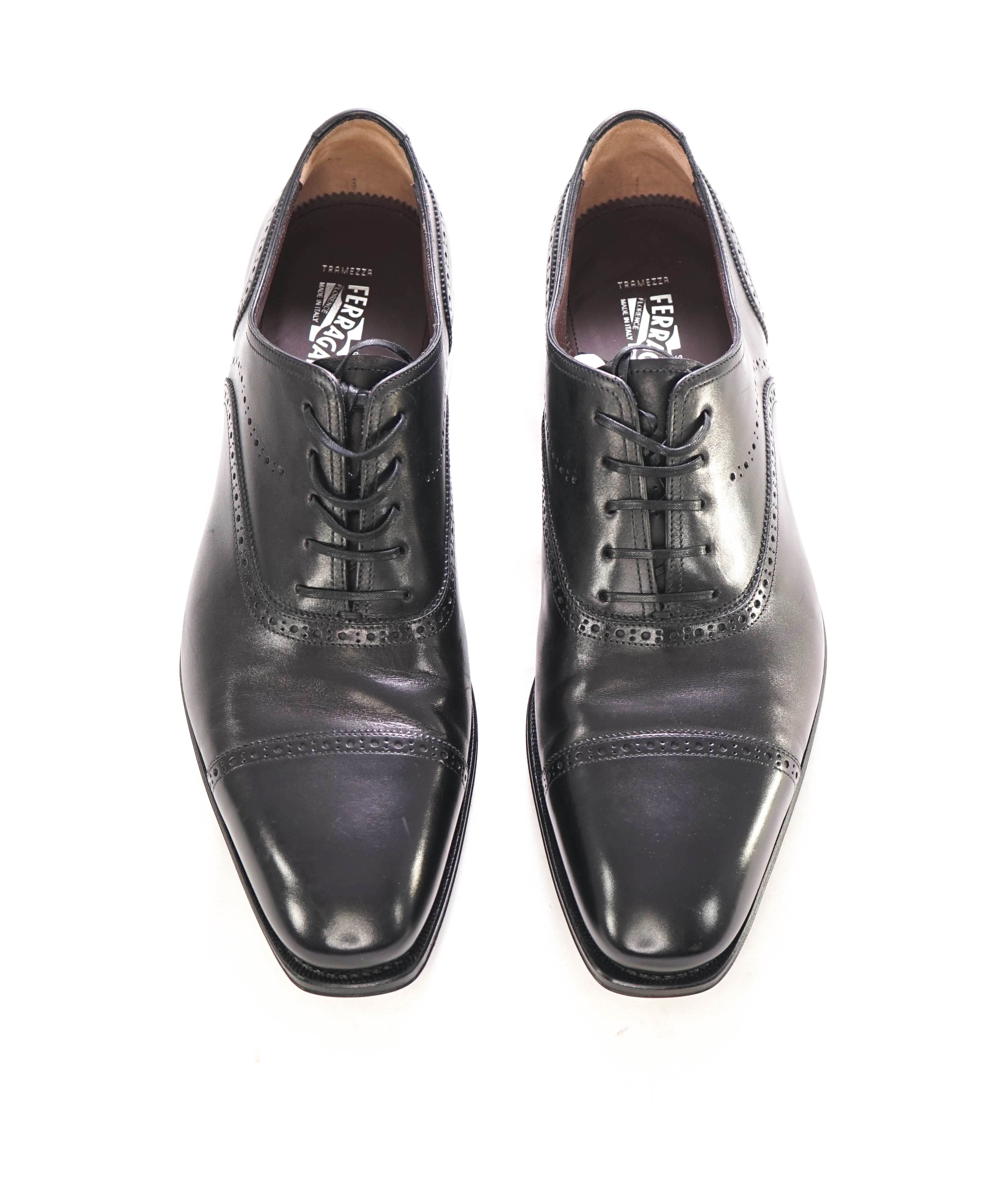 $1,650 SALVATORE FERRAGAMO - "TRAMEZZA" Pizzarro SPECIAL EDITION Oxfords - 12 D US