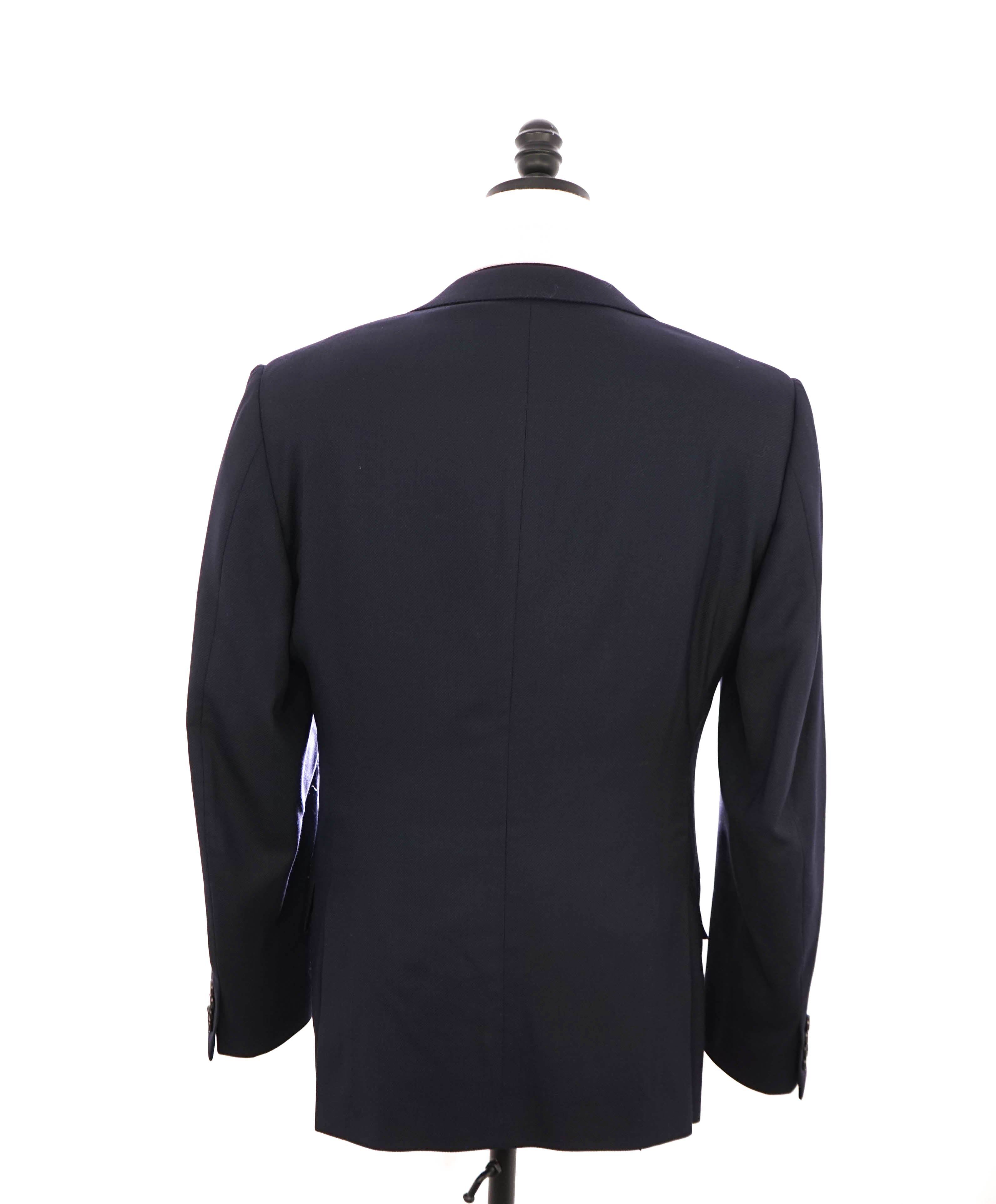 ERMENEGILDO ZEGNA - Navy Royal Weave “Cool Effect” Blazer - 40R