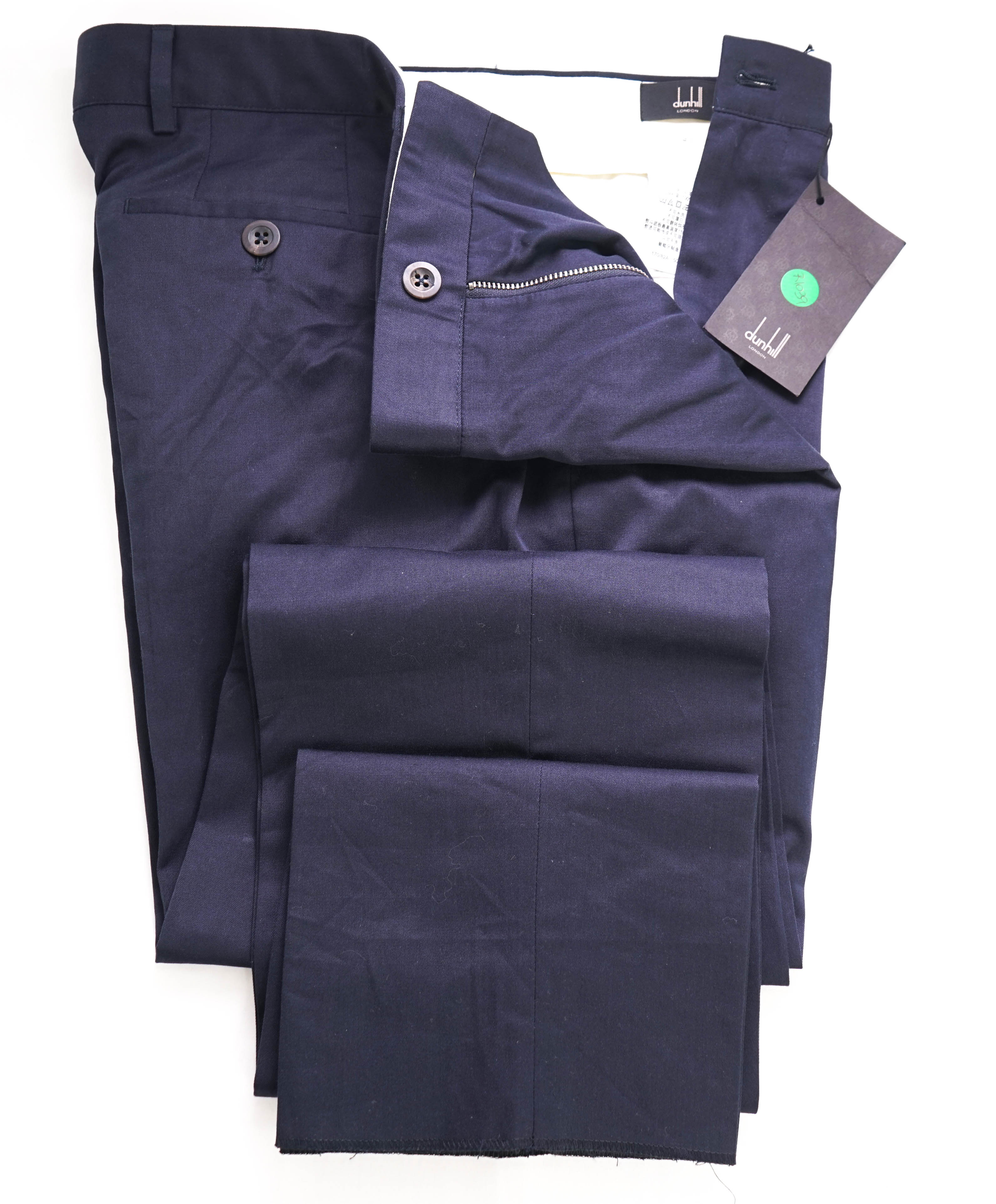 $795 DUNHILL - Cotton/Cashmere Chino Pants - 34W (50EU)