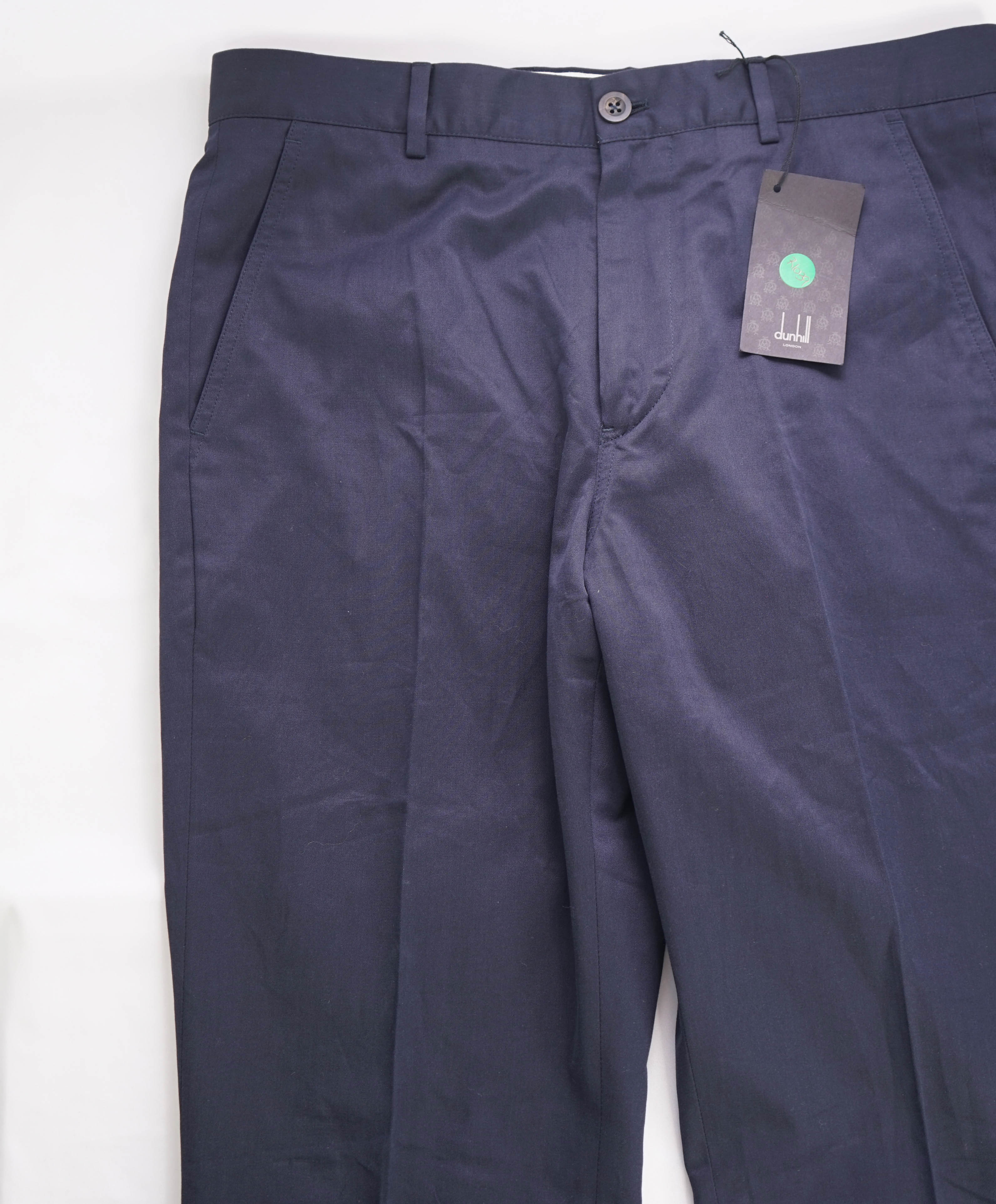 $795 DUNHILL - Cotton/Cashmere Chino Pants - 34W (50EU)