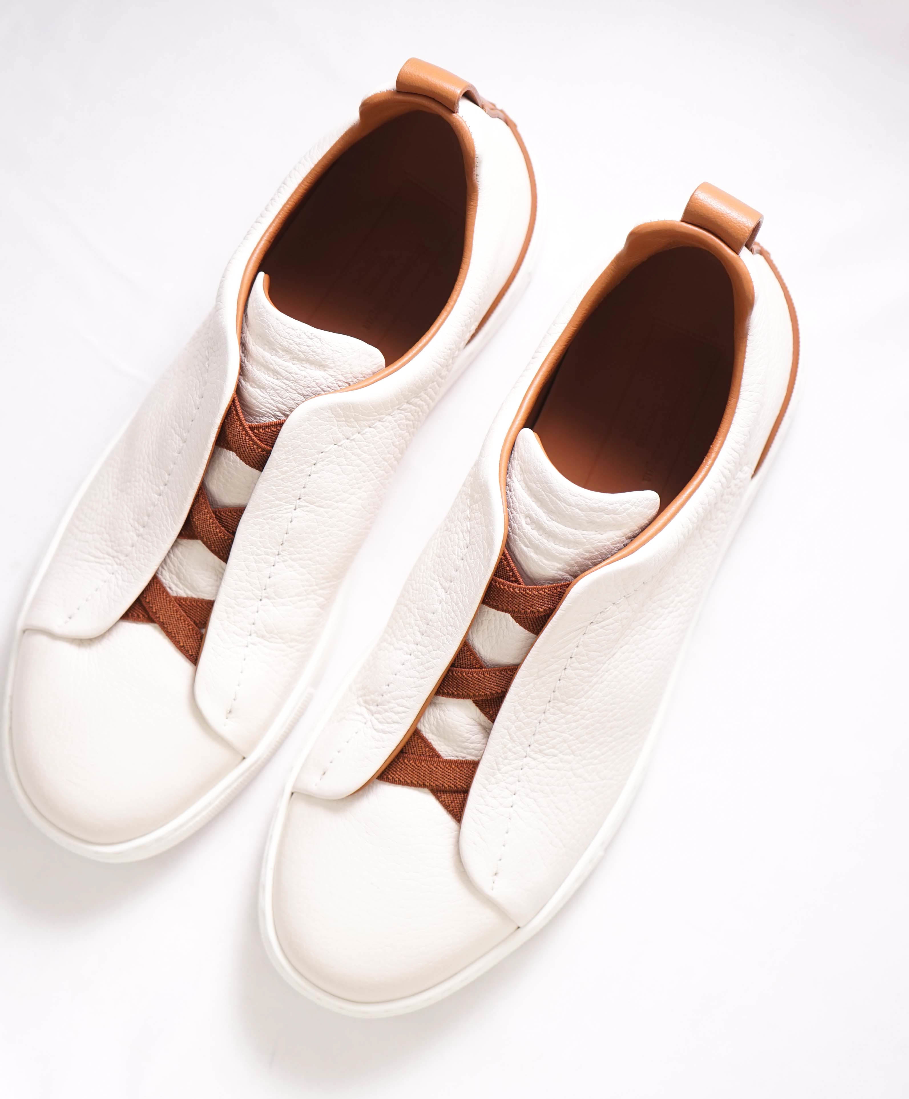 $950 ERMENEGILDO ZEGNA - COUTURE "Triple Stitch" Sneakers - 9 US (42 EU)