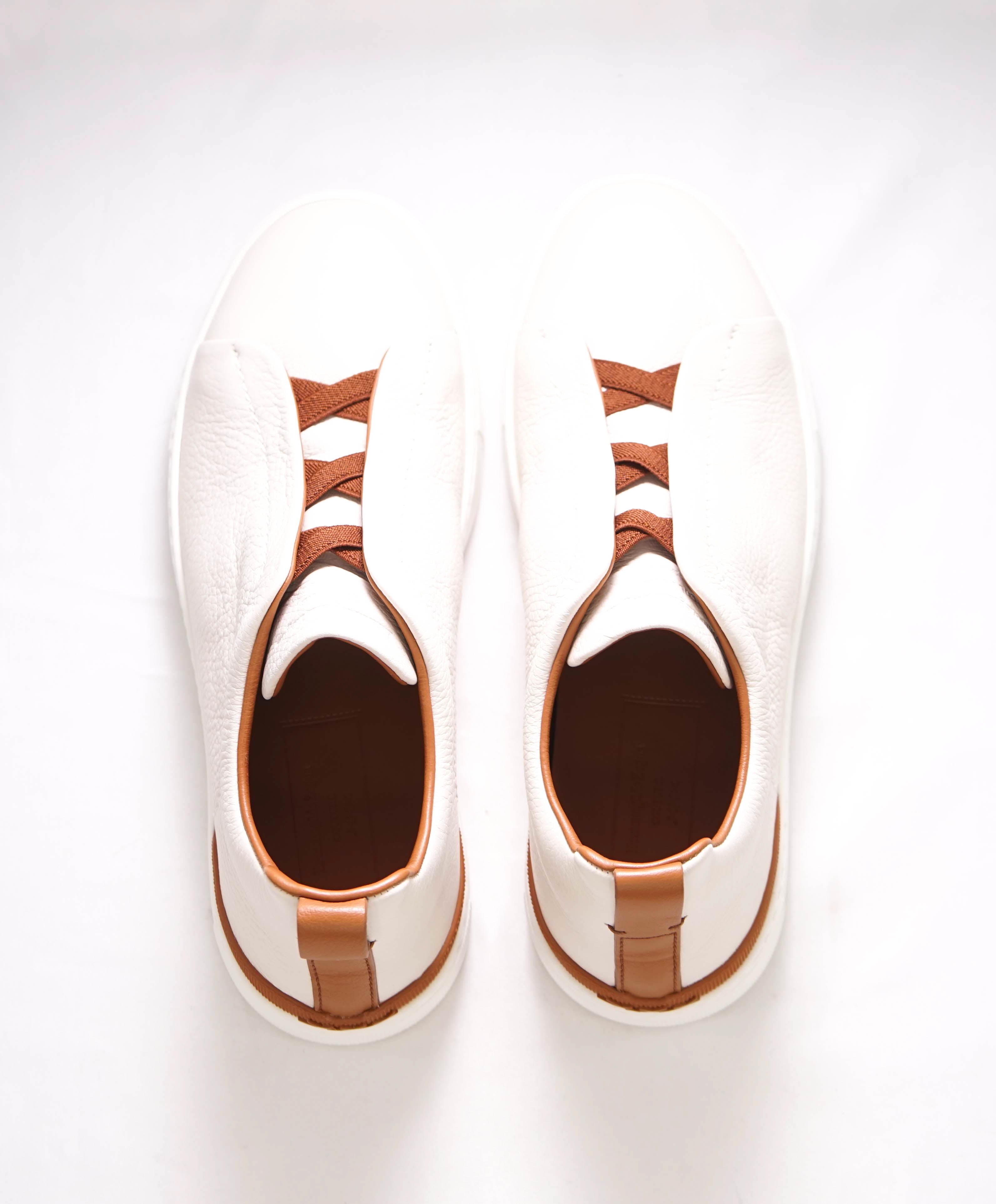 $950 ERMENEGILDO ZEGNA - COUTURE "Triple Stitch" Sneakers - 9 US (42 EU)
