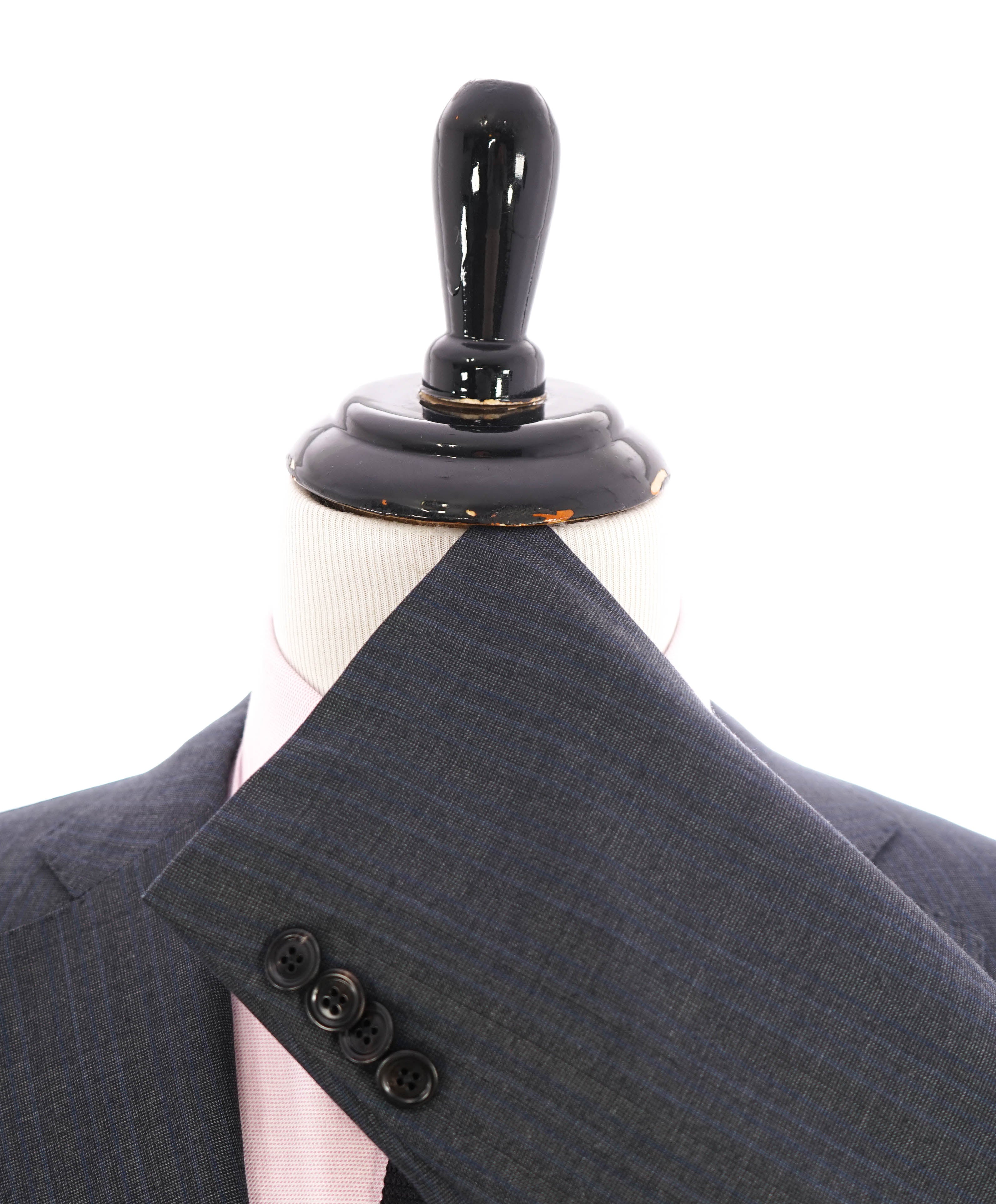 $3,095 ERMENEGILDO ZEGNA -"TROFEO 600" Gray Textured Premium Blazer - 48R